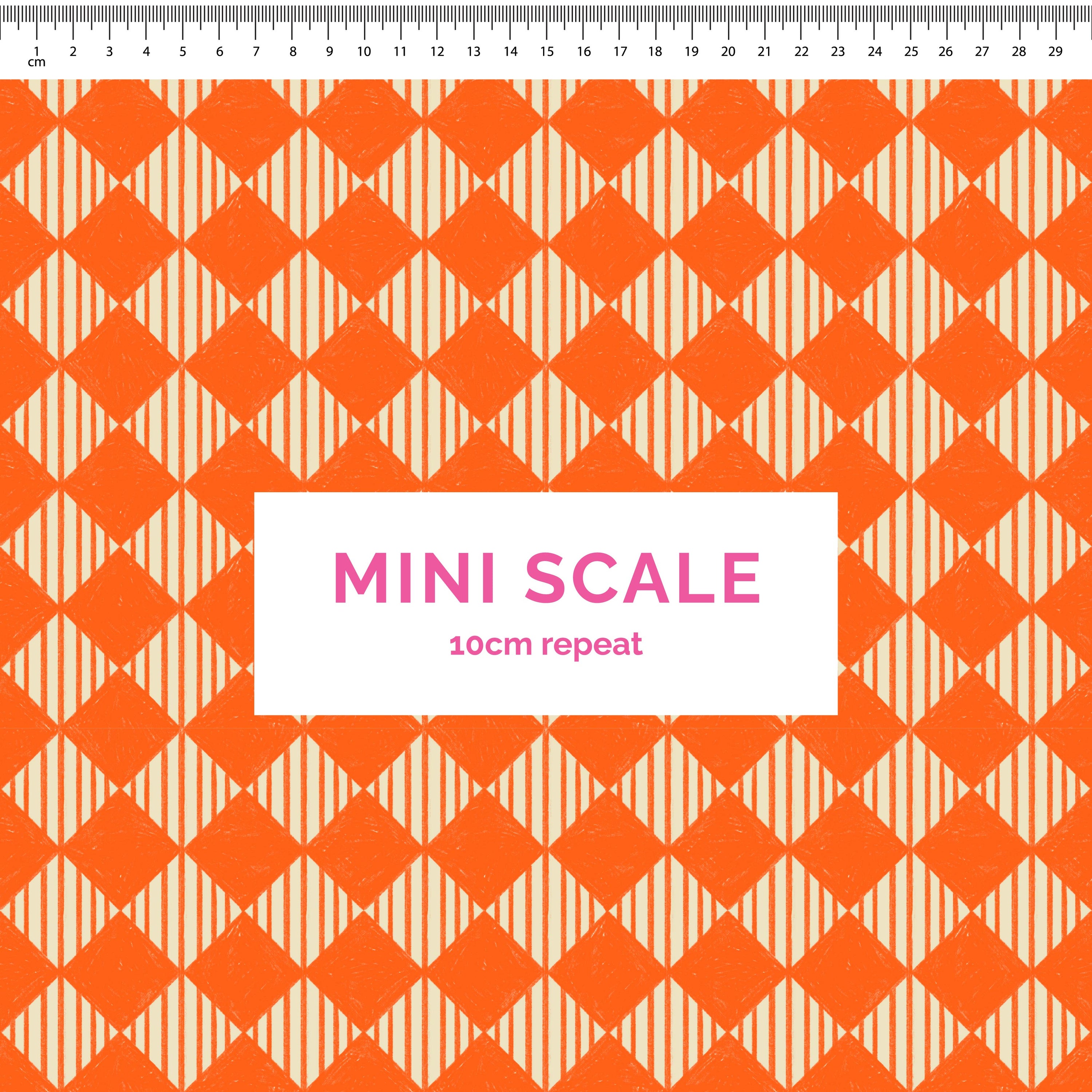 Pre-Order: Checkered Stripes (Orange)
