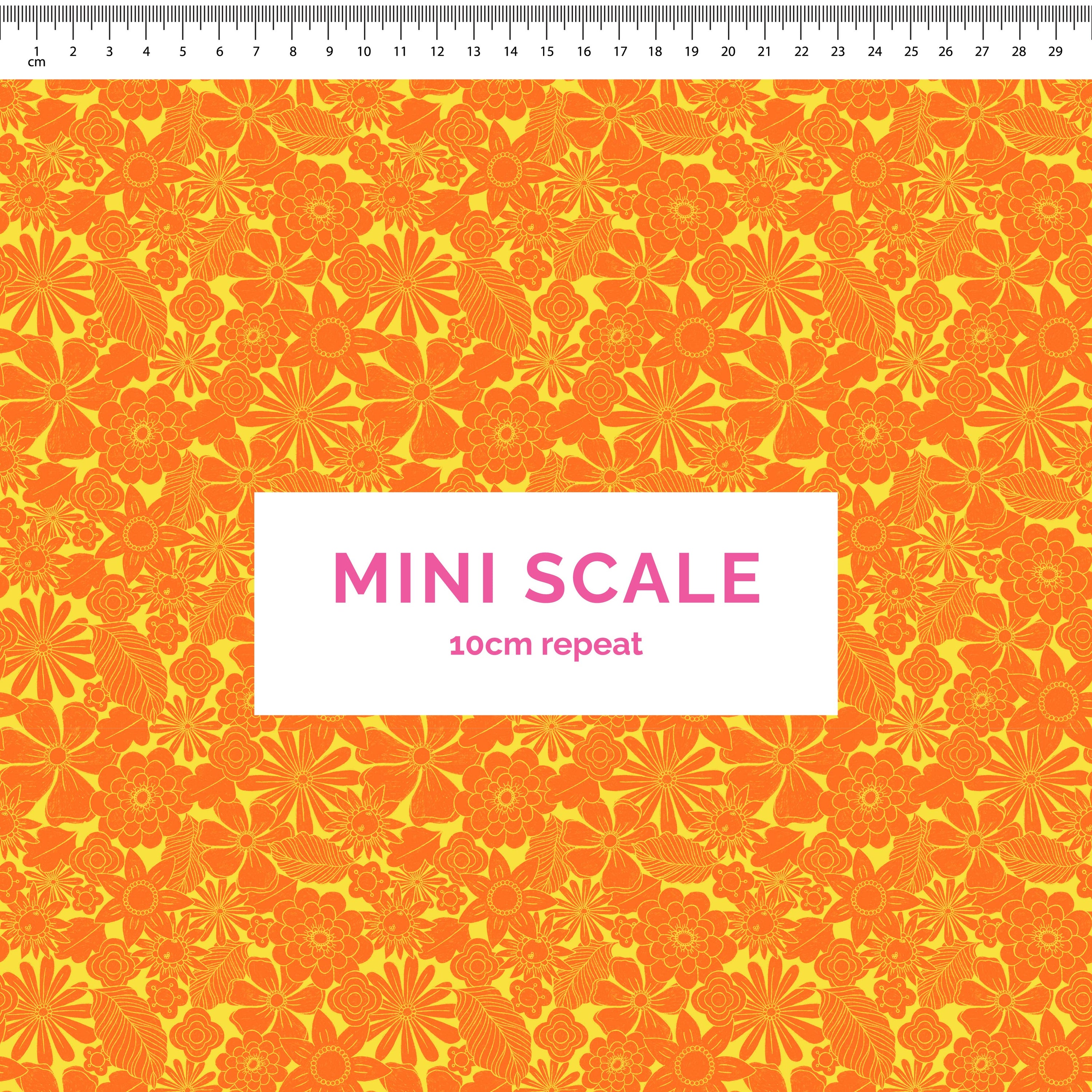 Pre-Order: Retro Florals (Orange)