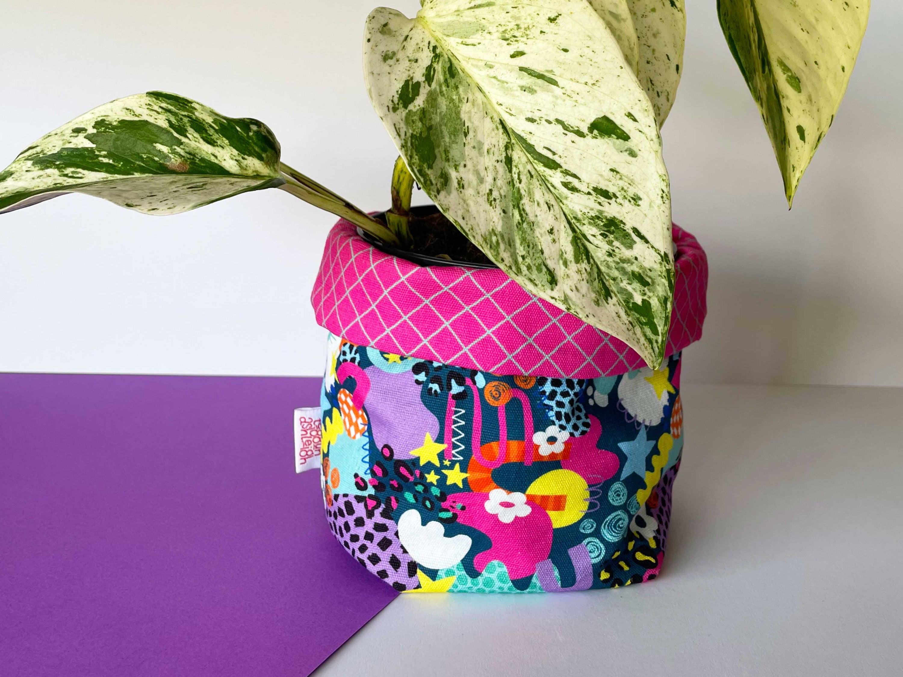 Fabric Planter: Animal Circus