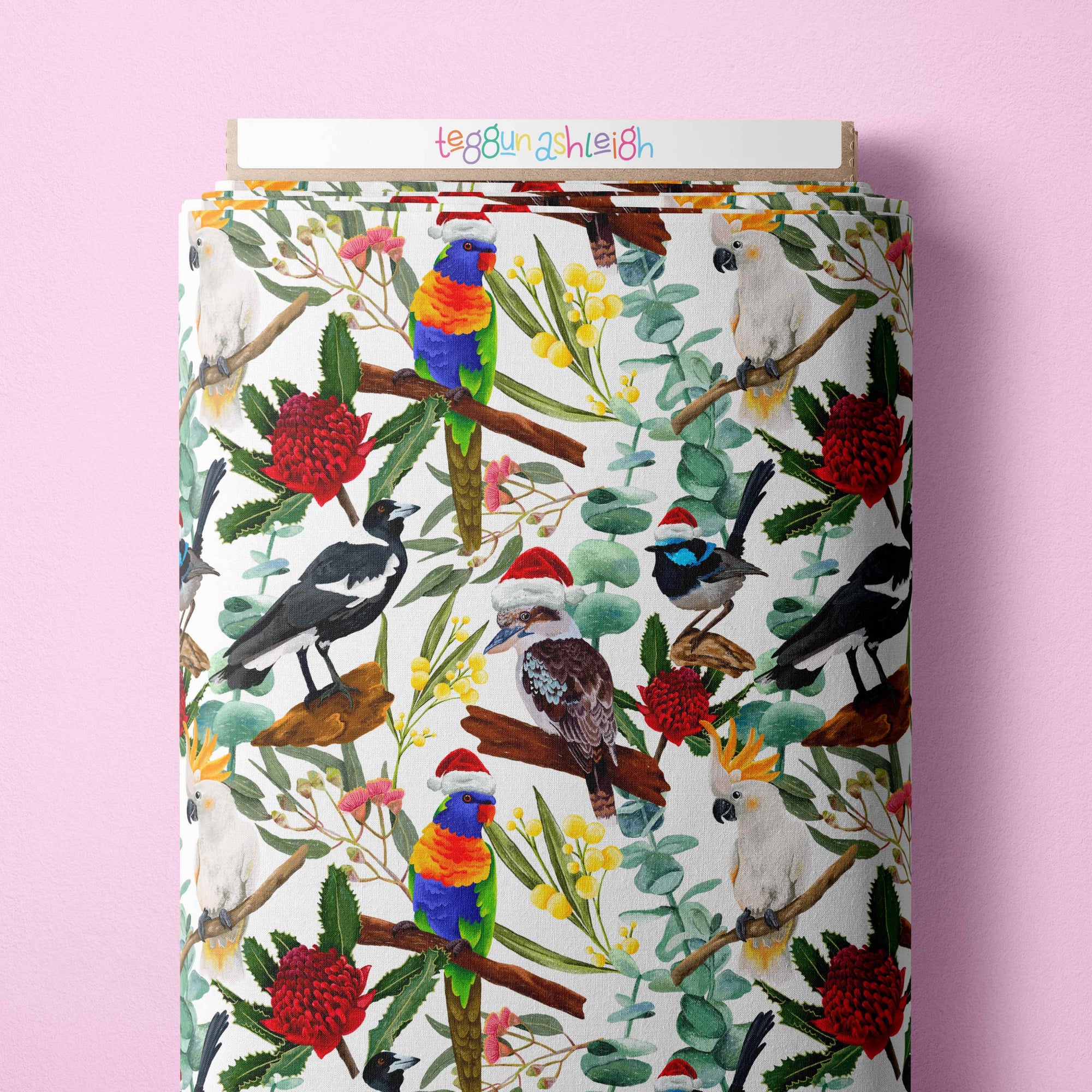 Pre-Order: Aussie Christmas Birds (with Santa Hats)