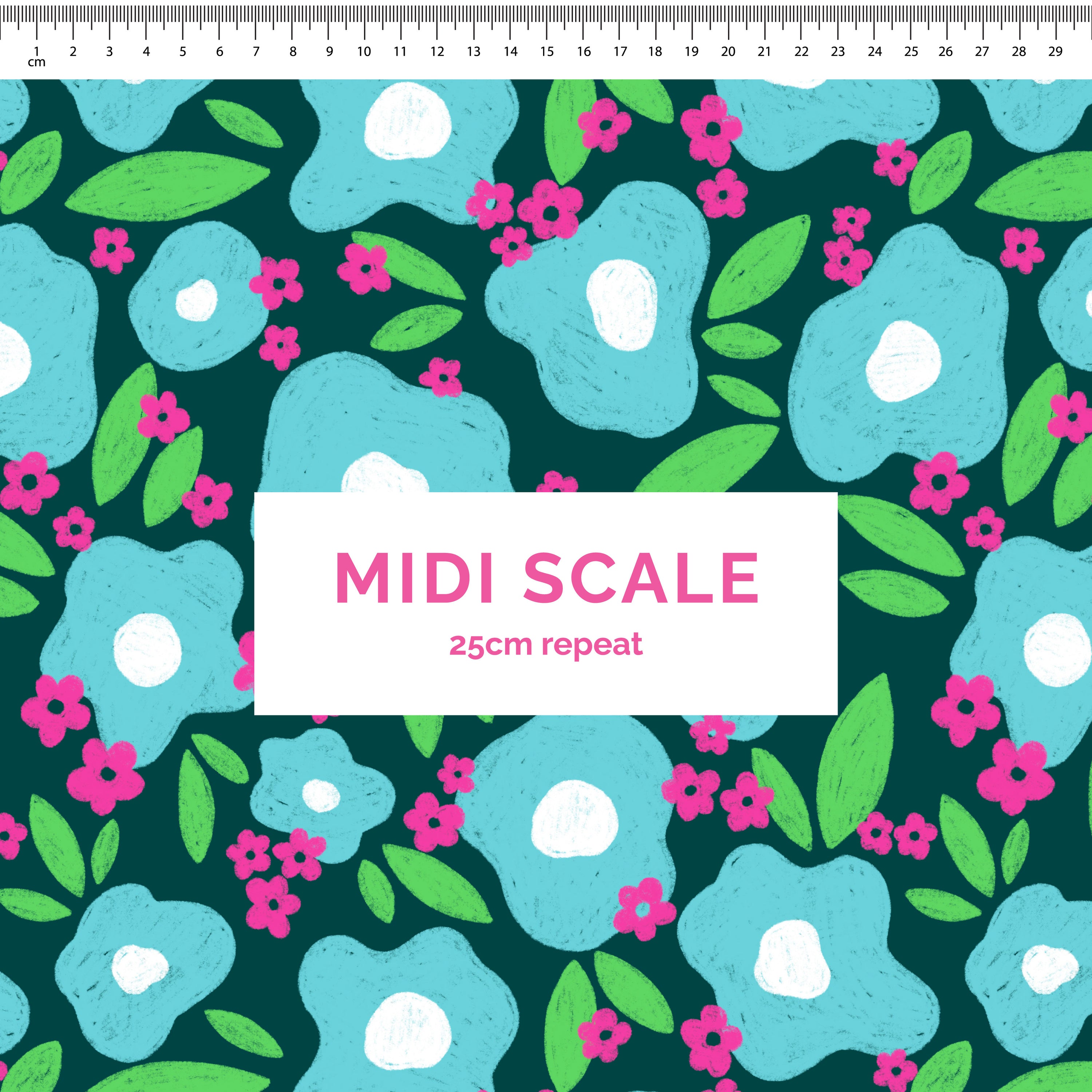 Pre-Order: Bold Blooms (Teal)