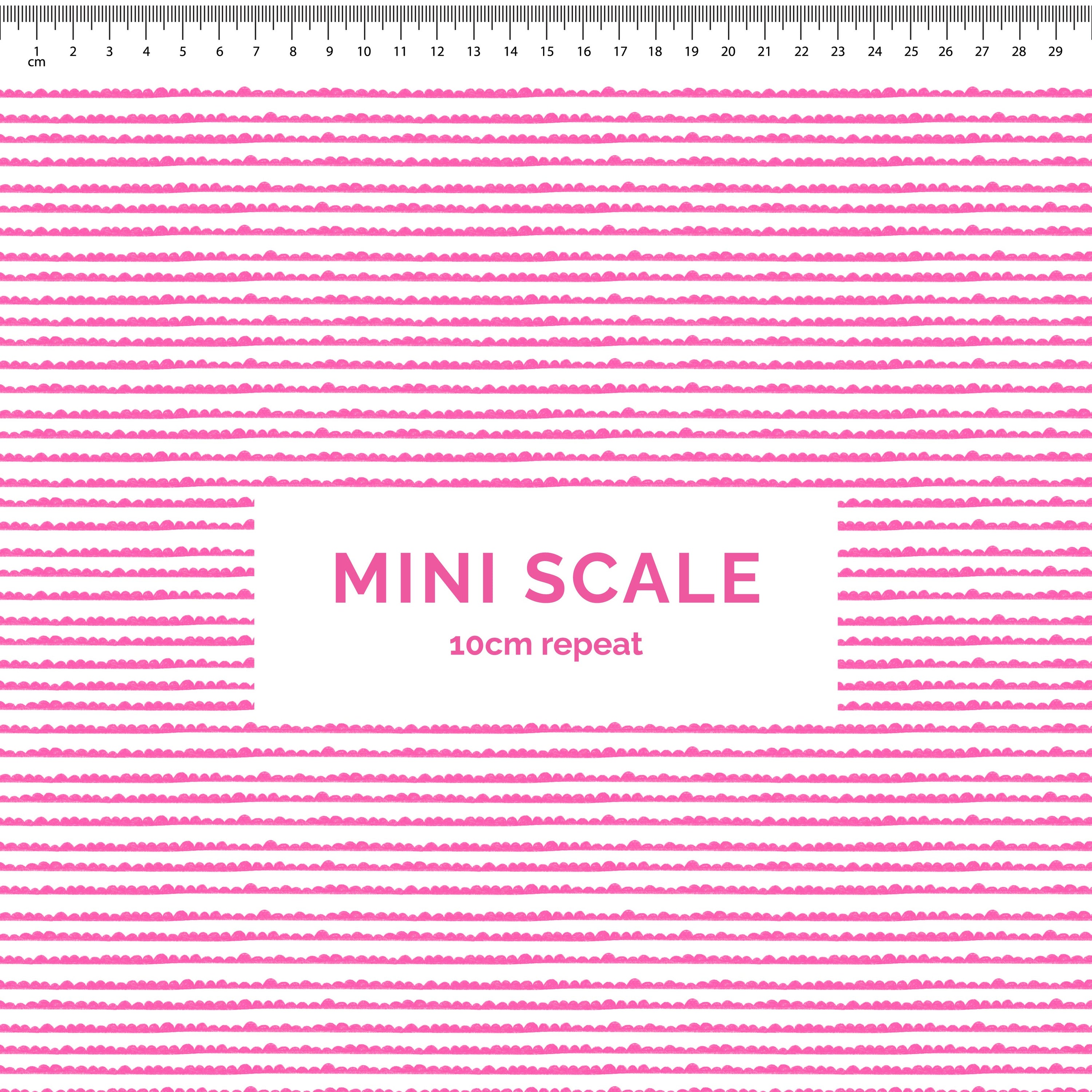 Pre-Order: Bubble Stripes (Pink on White)