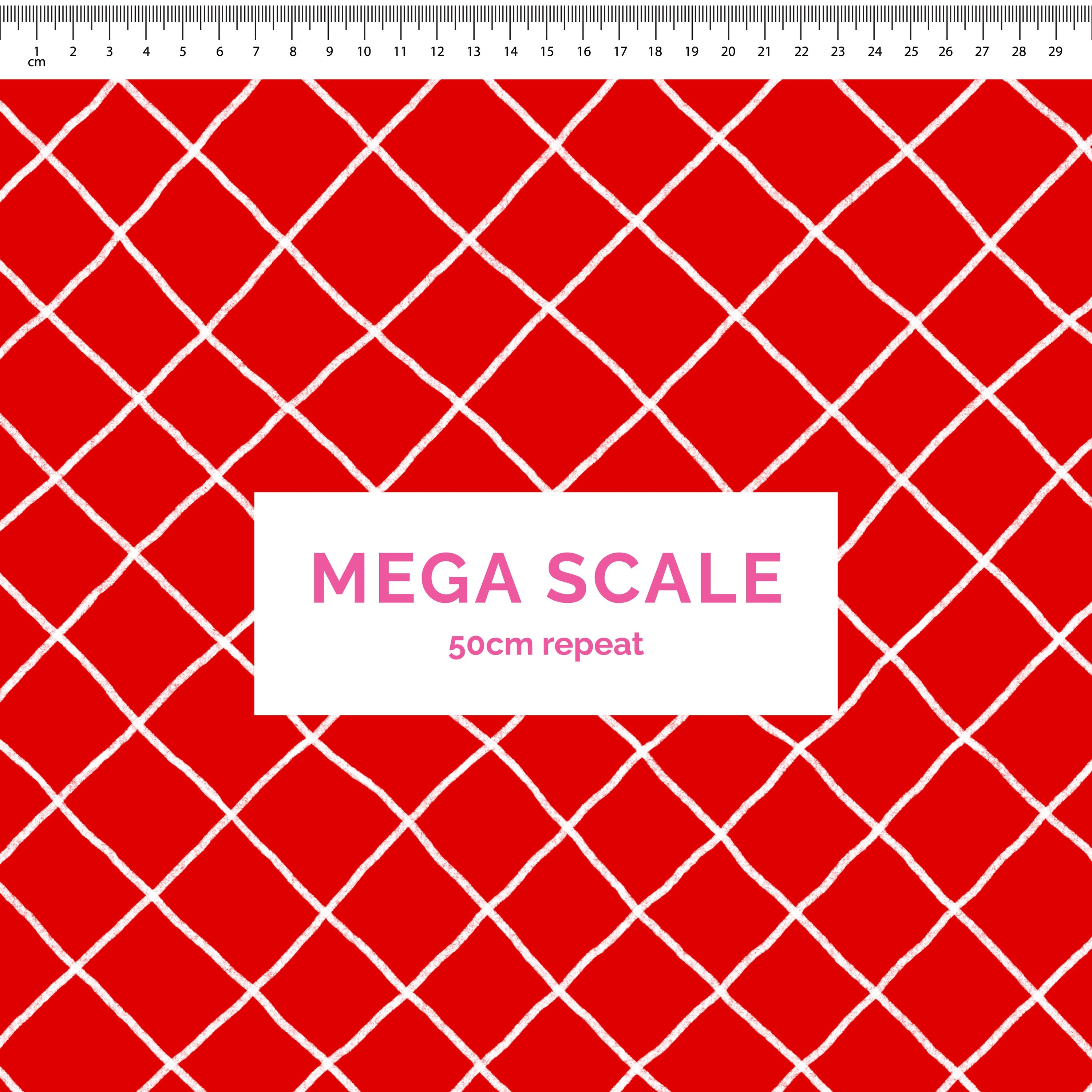 Pre-Order: Checkered Lines (Red)