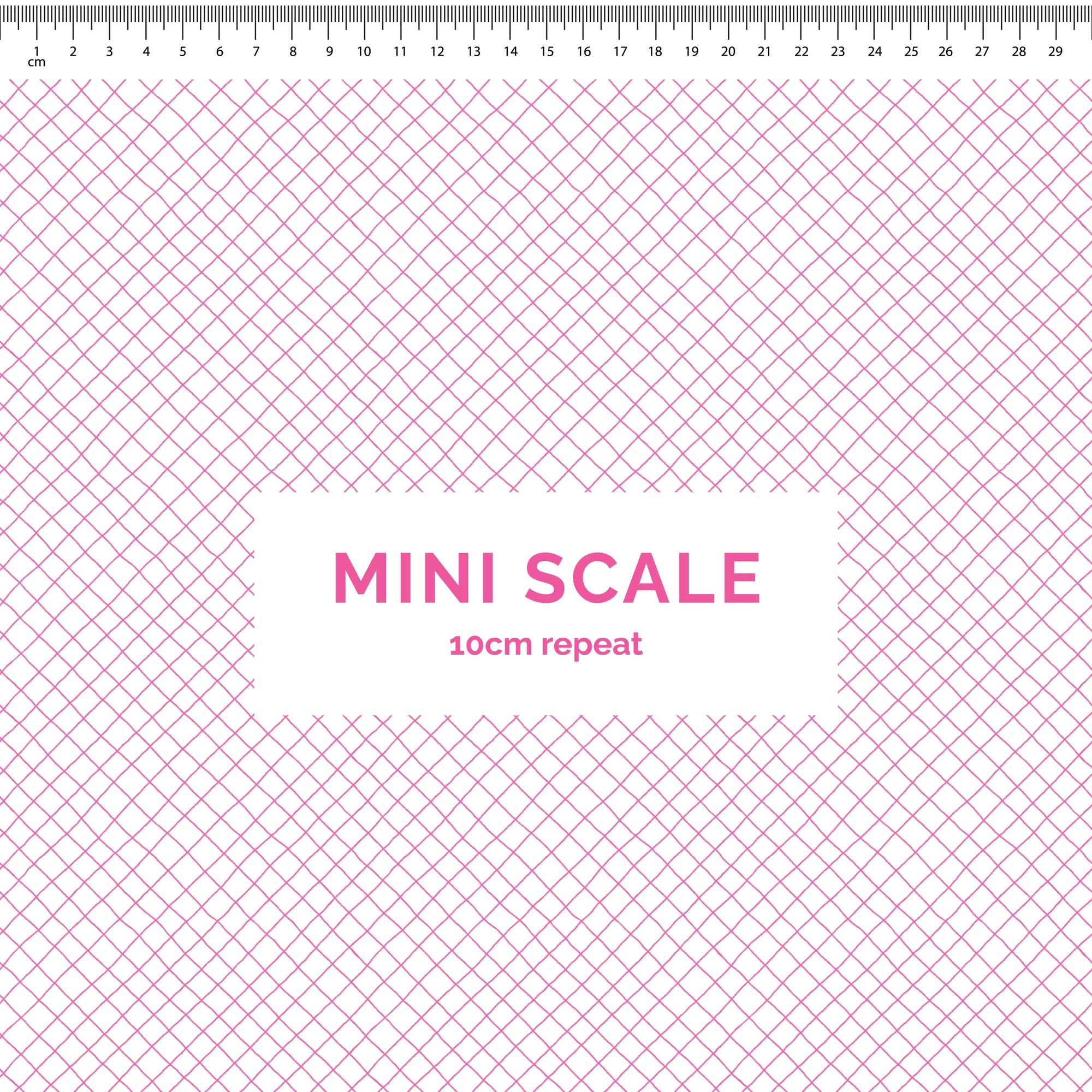 Pre-Order: Checkered Lines (Pink on White)