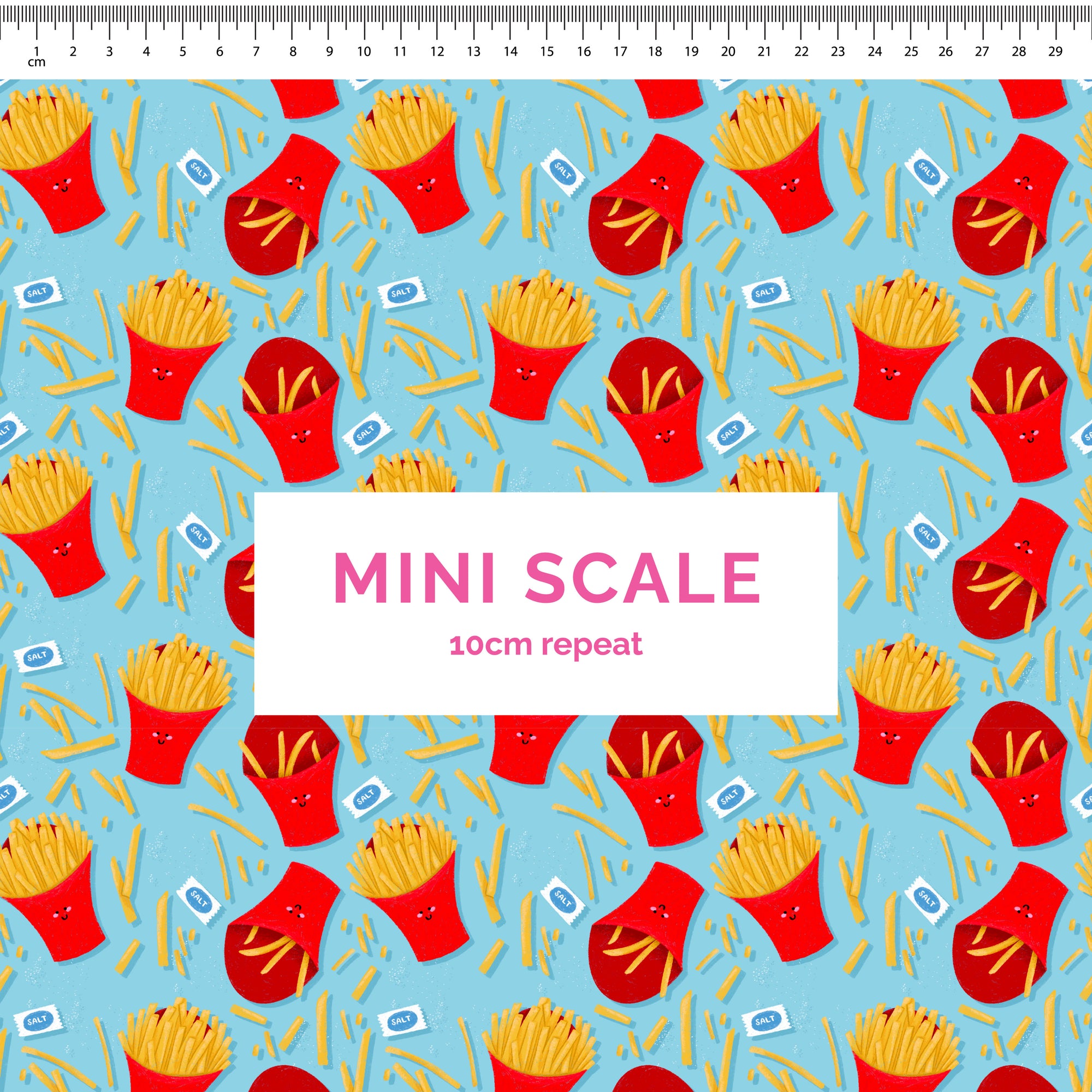 Chippies - 1m - Mini Scale - Cotton Woven