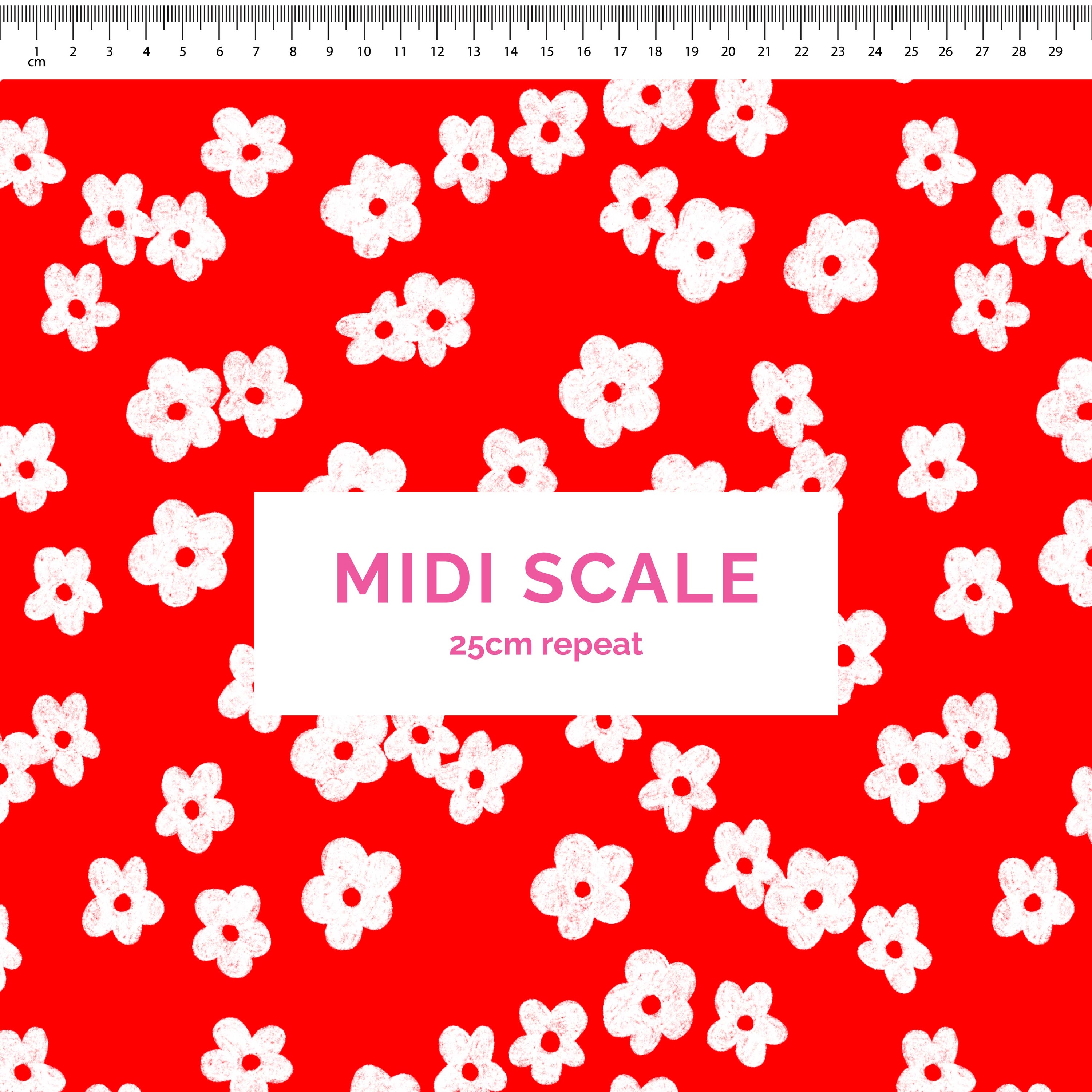 Pre-Order: Ditsy Florals (Red)