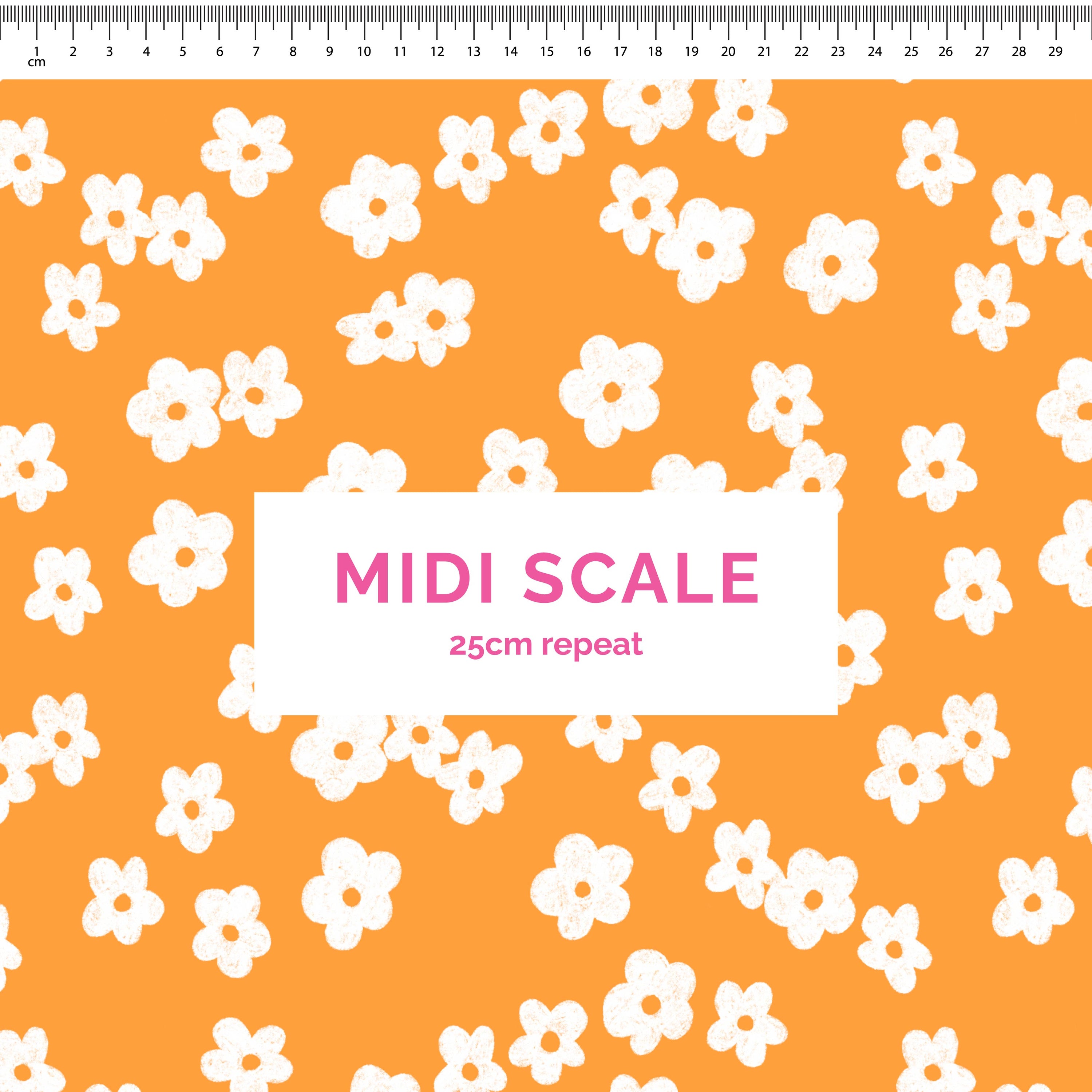 Pre-Order: Ditsy Florals (Orange)