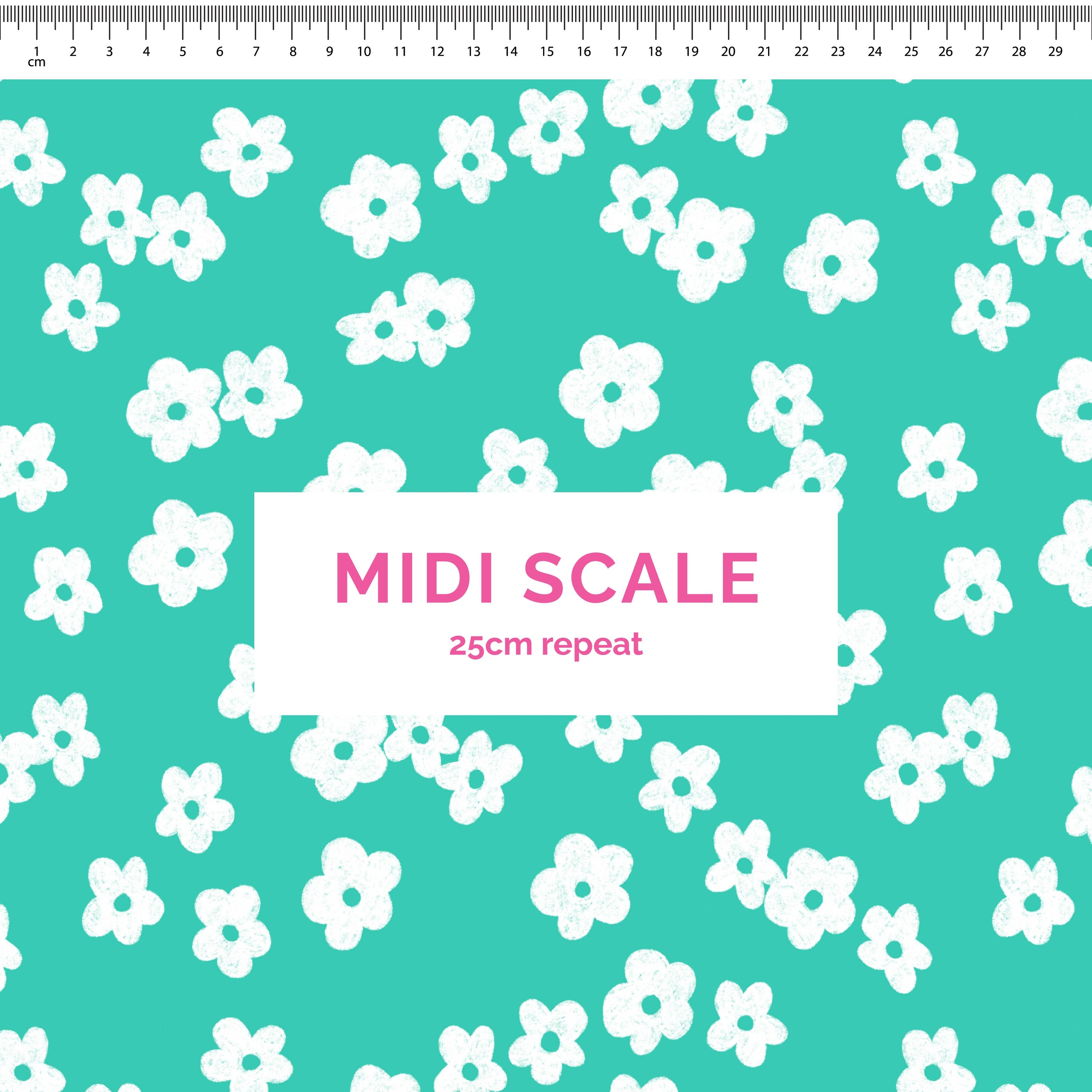 Pre-Order: Ditsy Florals (Teal)