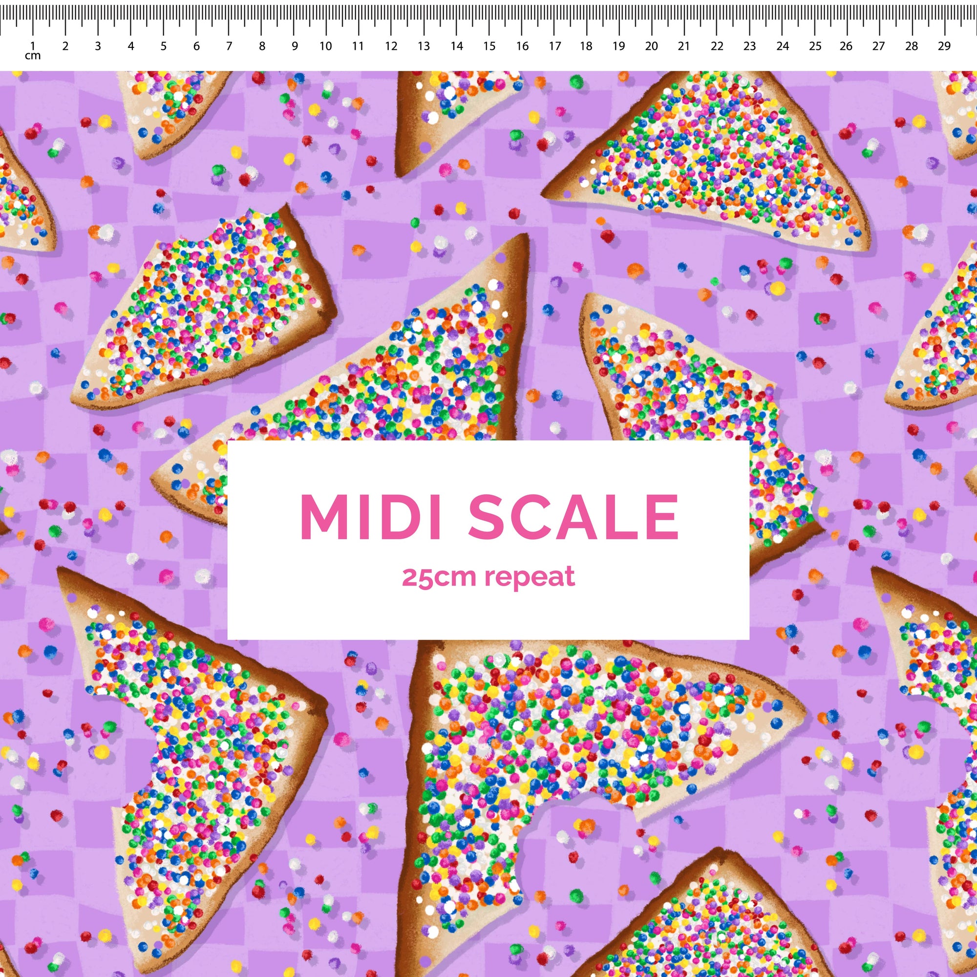 Pre-Order: Fairy Bread (Purple Check)