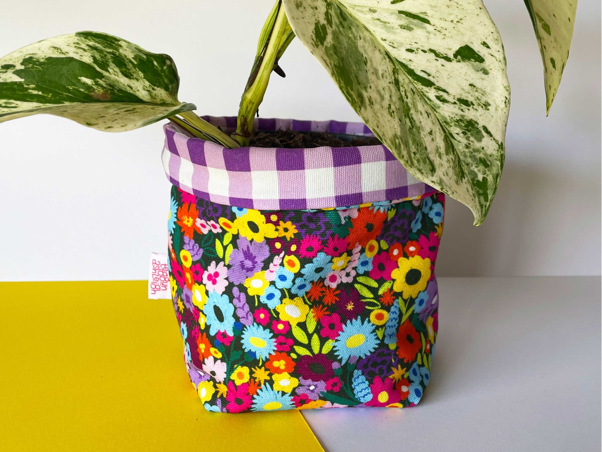 Fabric Planter: Field of Florals
