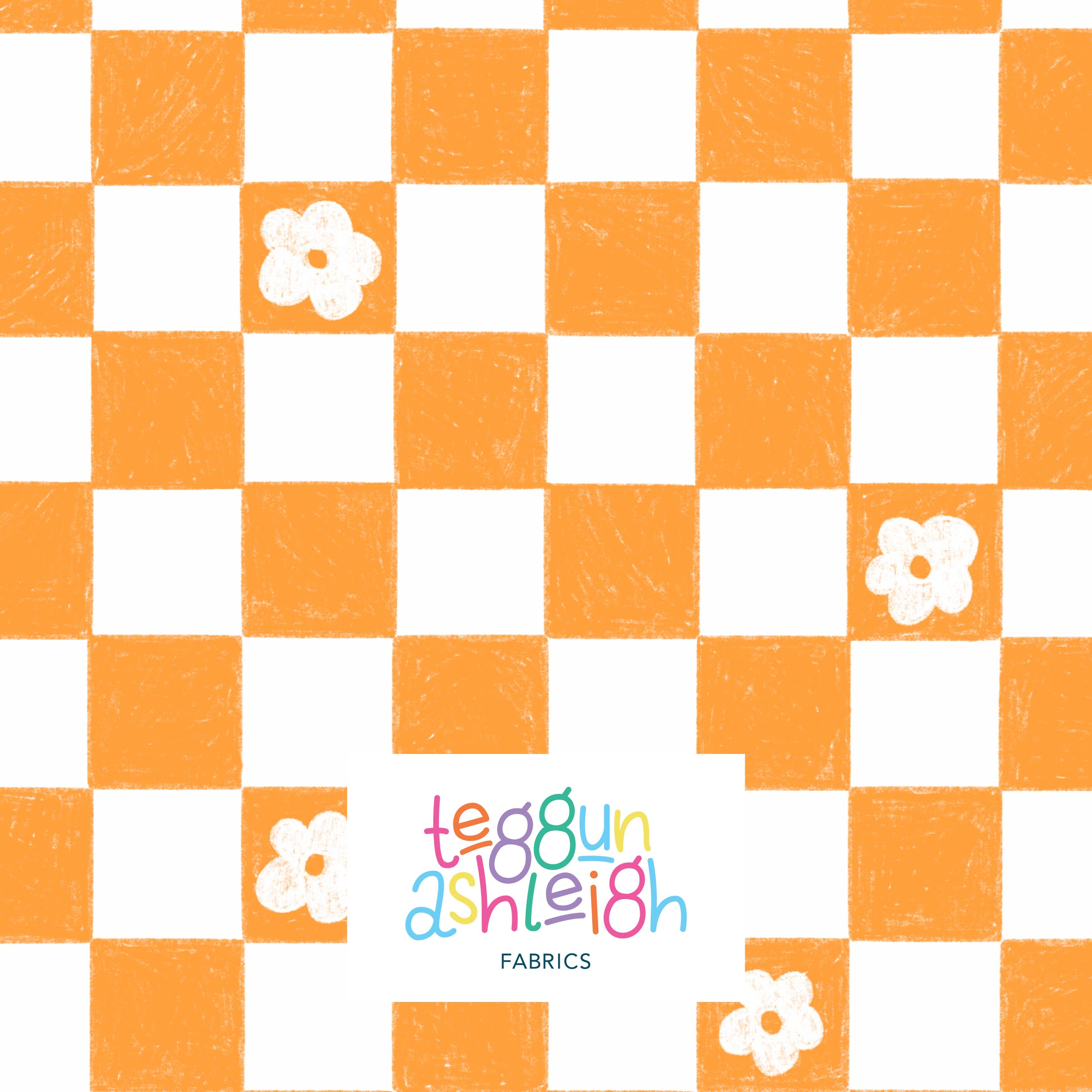 Pre-Order: Floral Checkers (Orange)