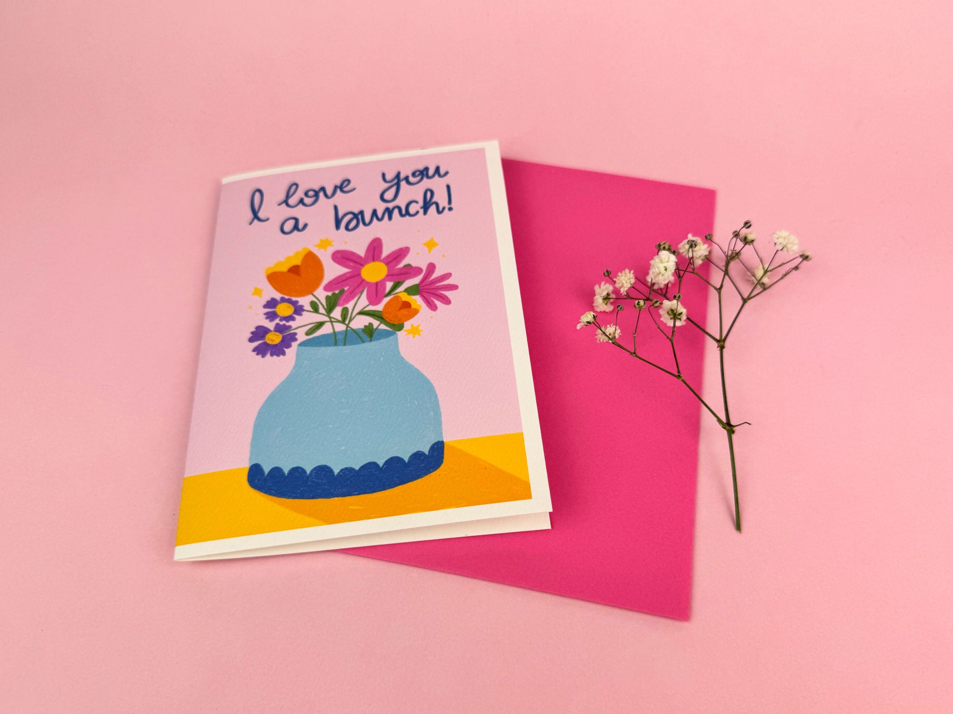 I love you a bunch - Greeting Card