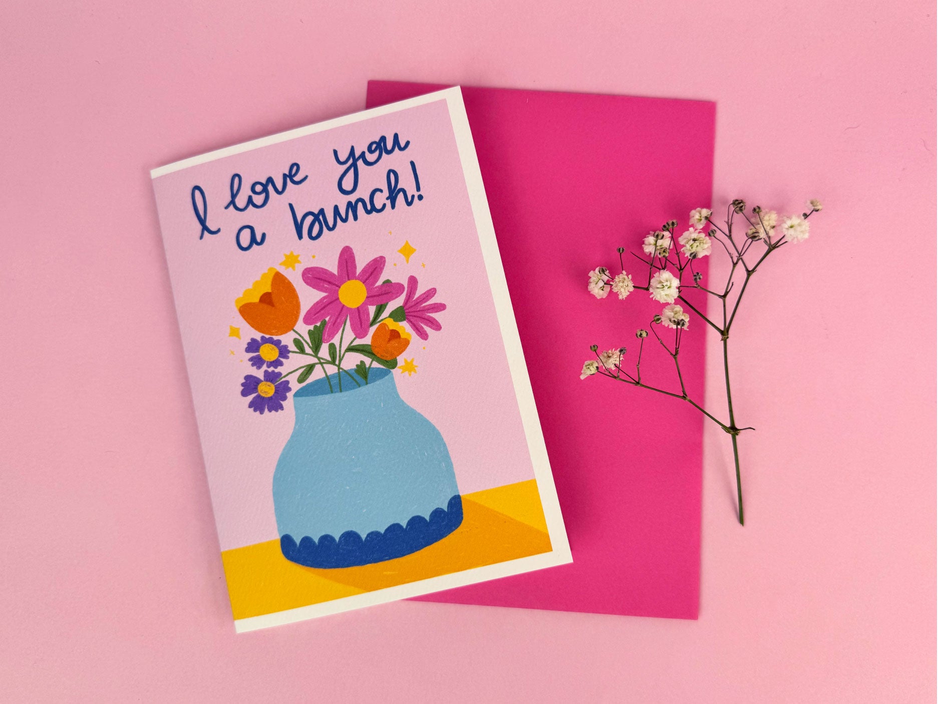 I love you a bunch - Greeting Card