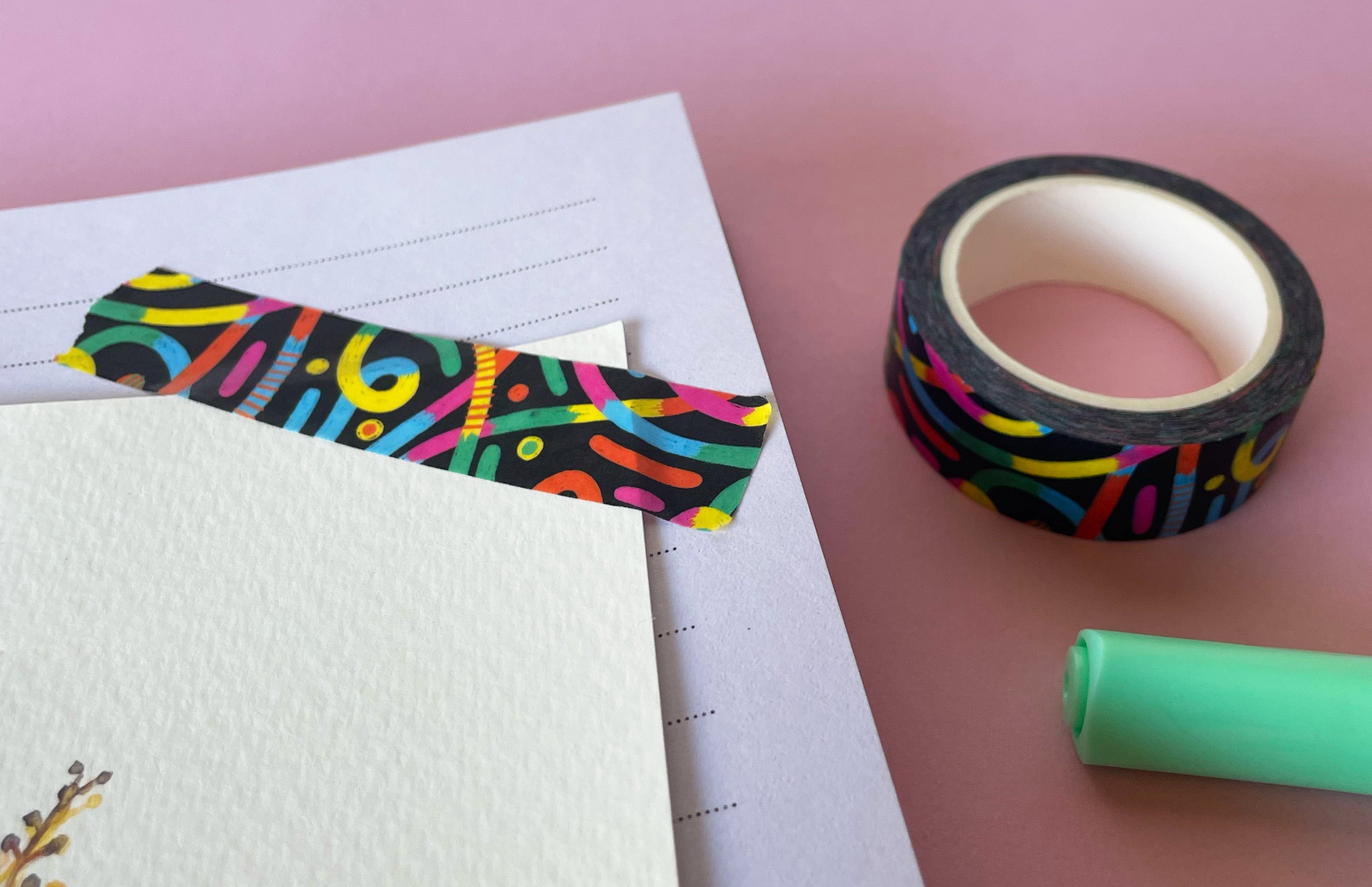 Washi Tape: Silly String