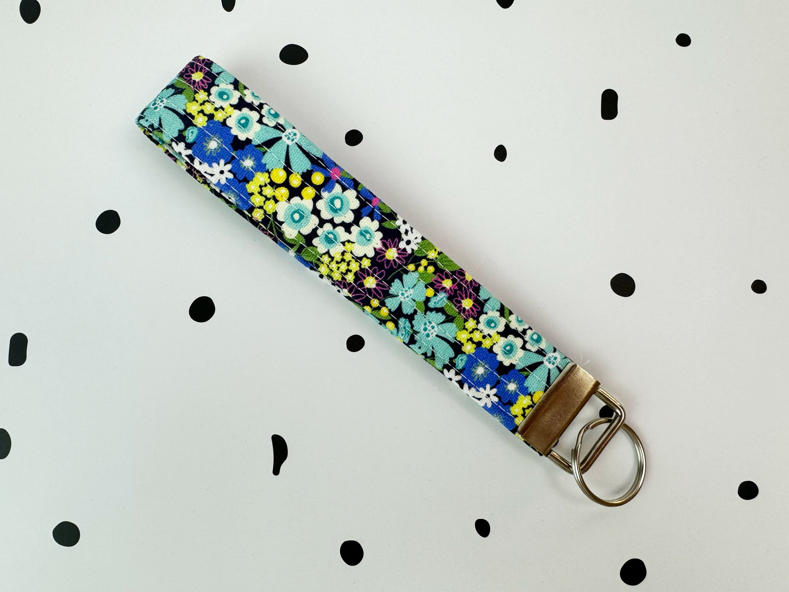 Key Fobs/Wristlet: Cottage Garden