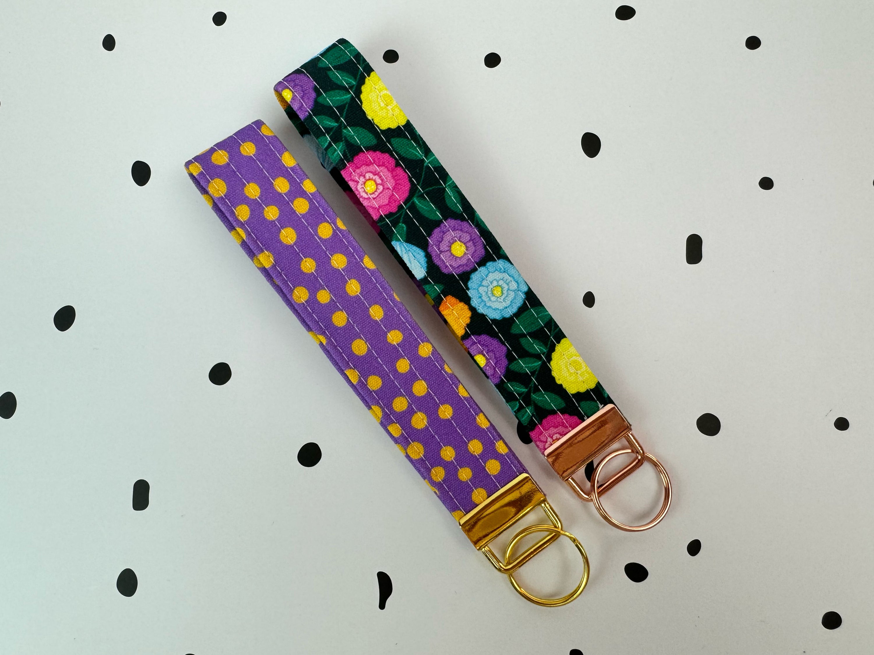 Key Fobs/Wristlet: Maddy Florals