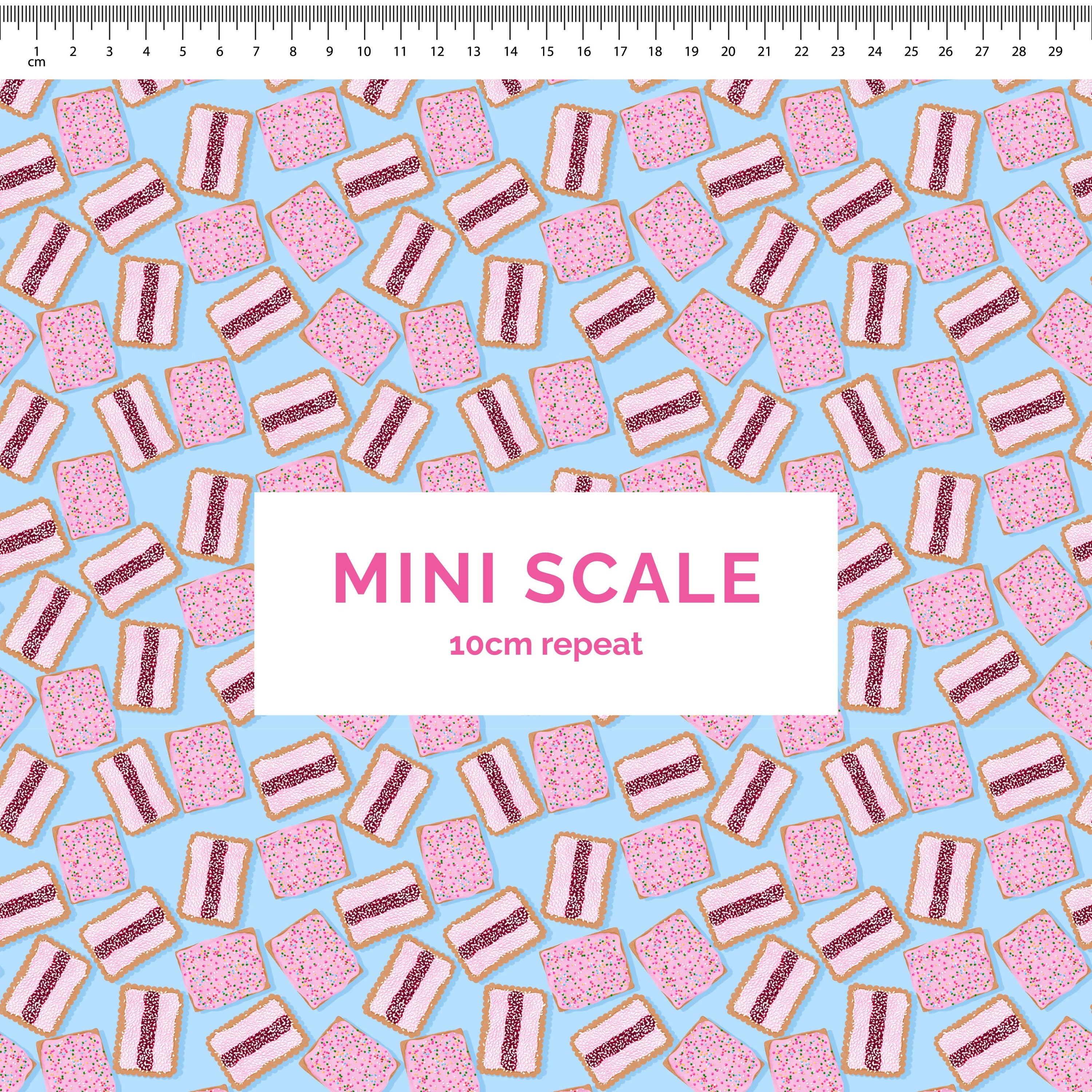 Iced Vovo & Sprinkle Biscuits - 0.5m - Mini Scale - 250gsm Canvas