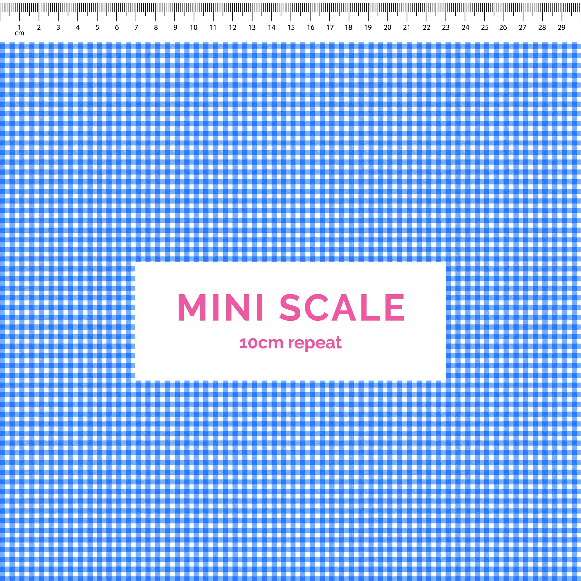 Pre-Order: Micro Gingham (Blue)