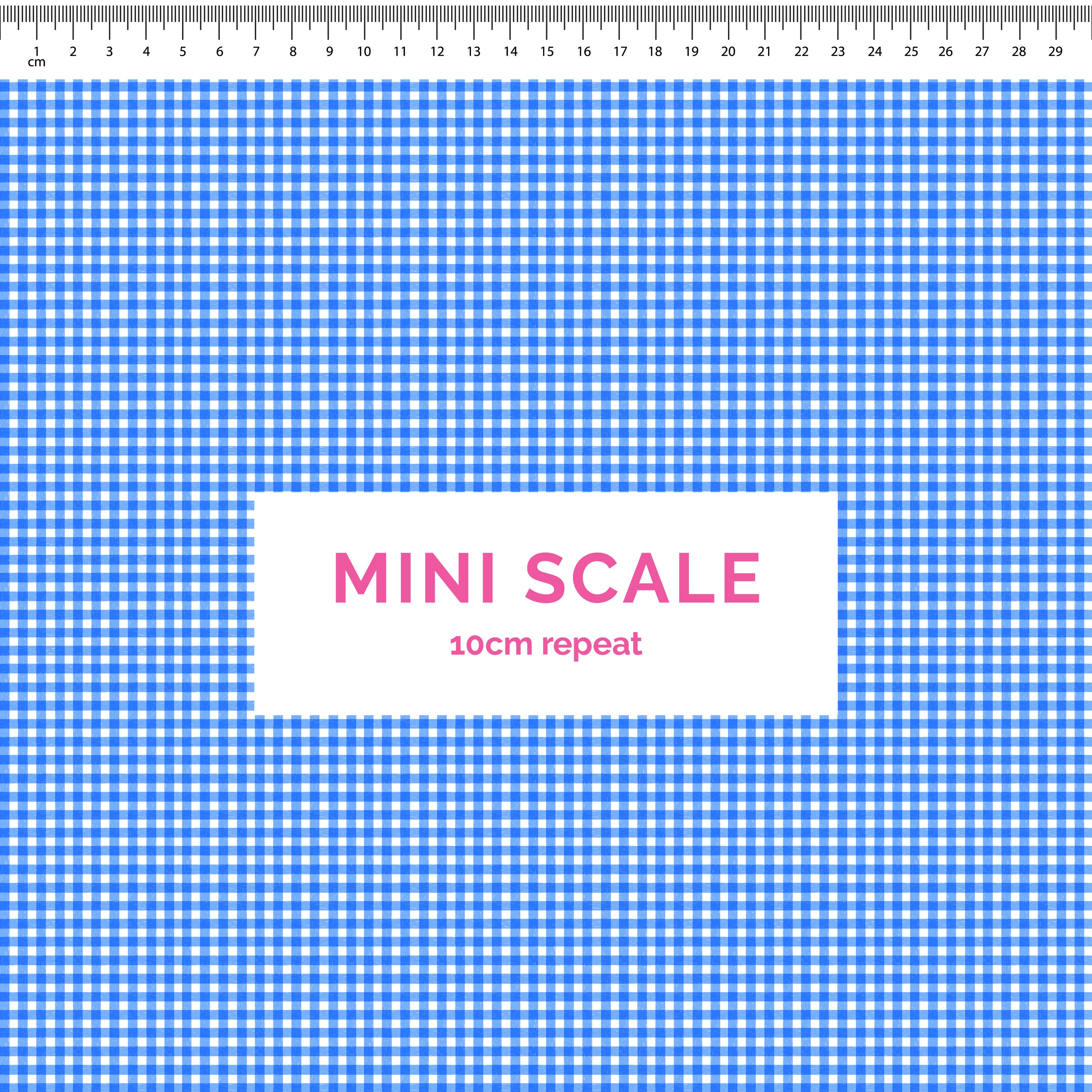Pre-Order: Micro Gingham (Blue)