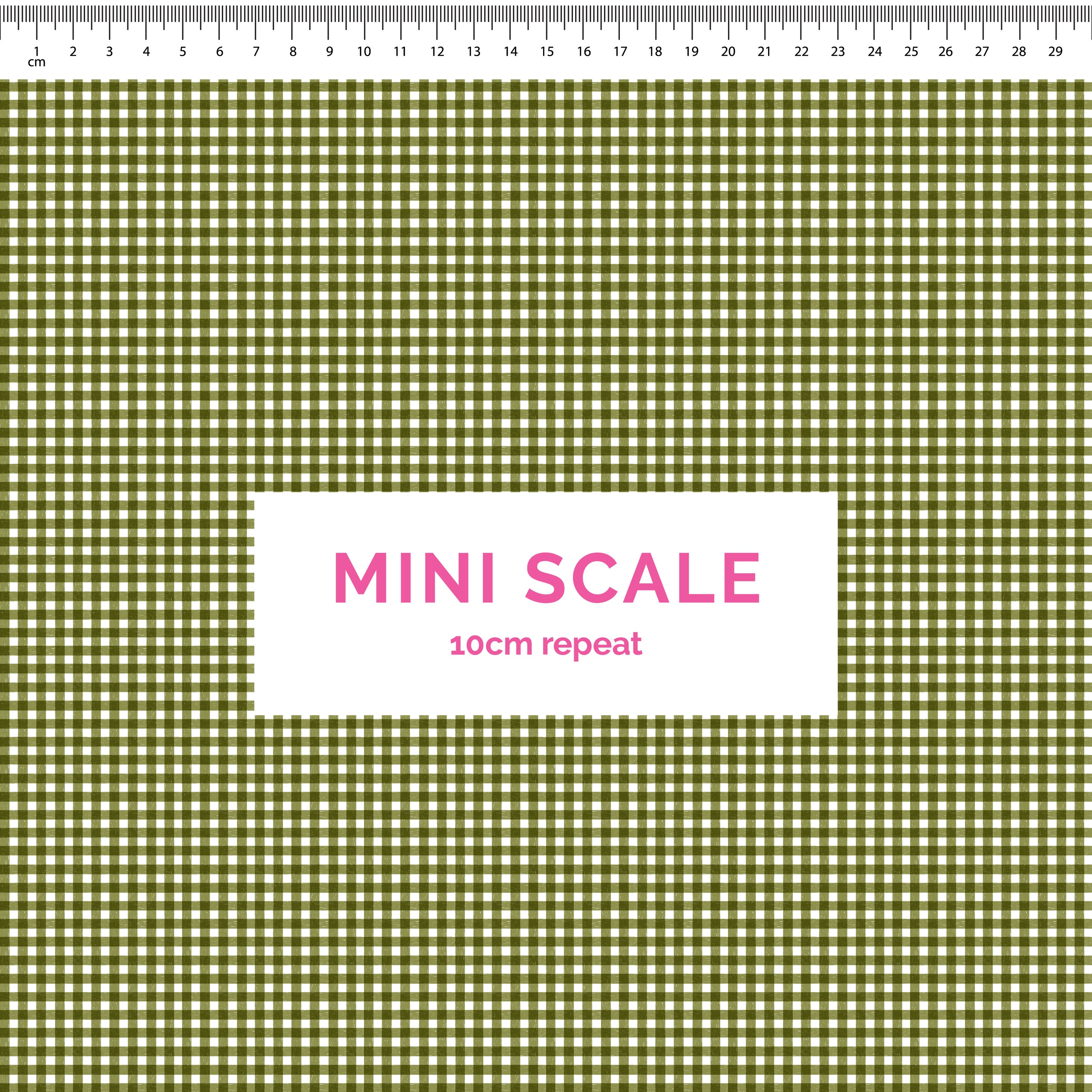 Pre-Order: Micro Gingham (Olive)
