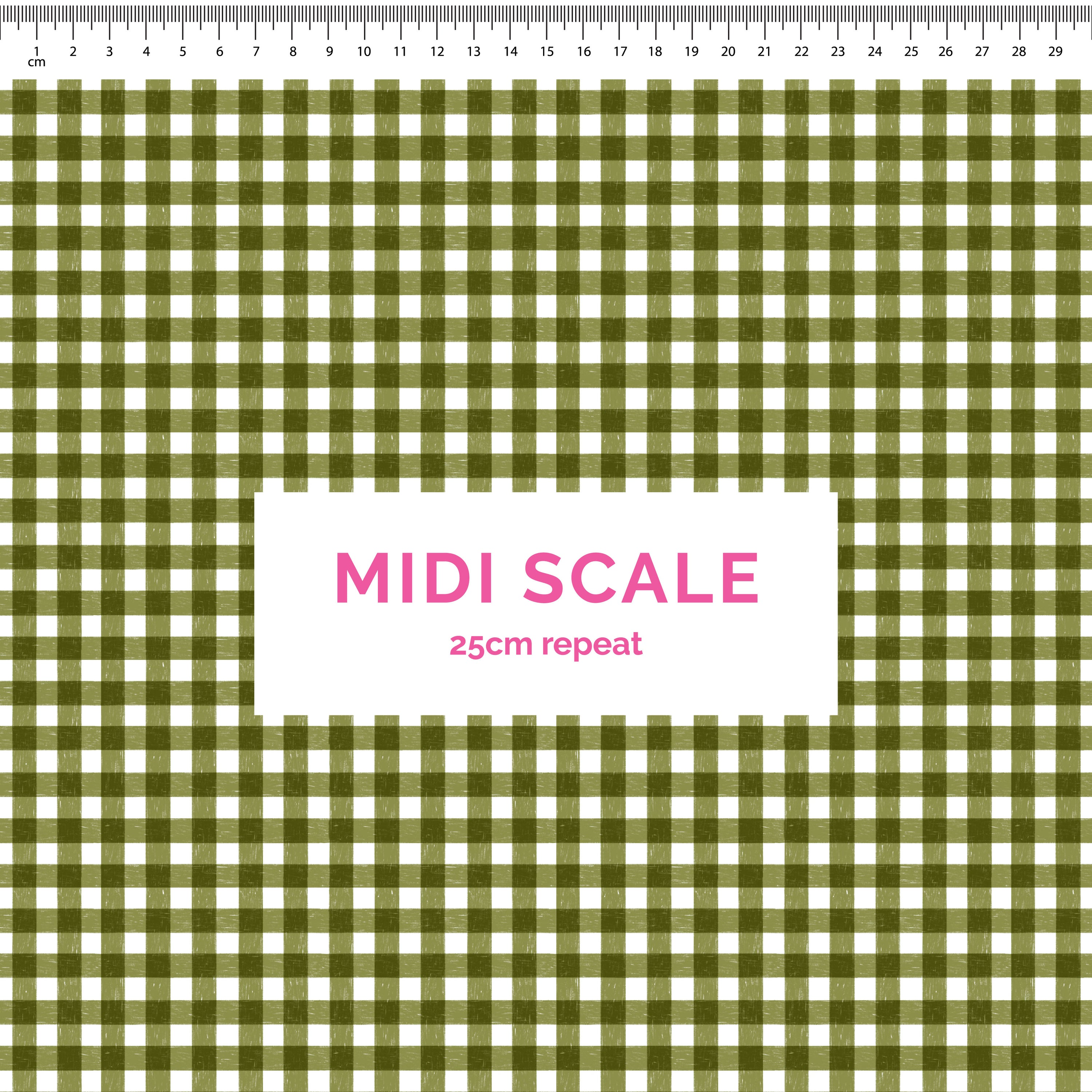 Pre-Order: Micro Gingham (Olive)