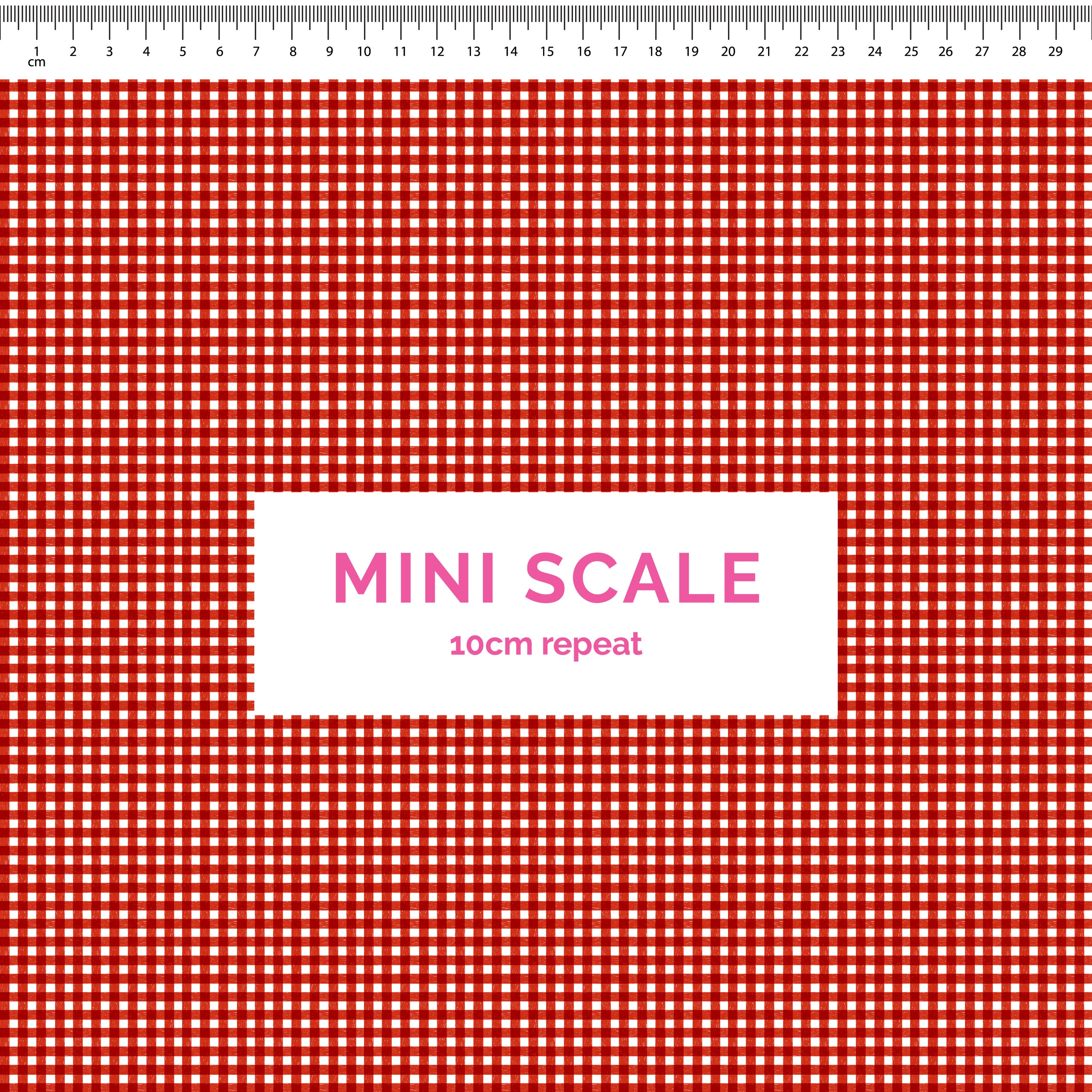 Pre-Order: Micro Gingham (Red)