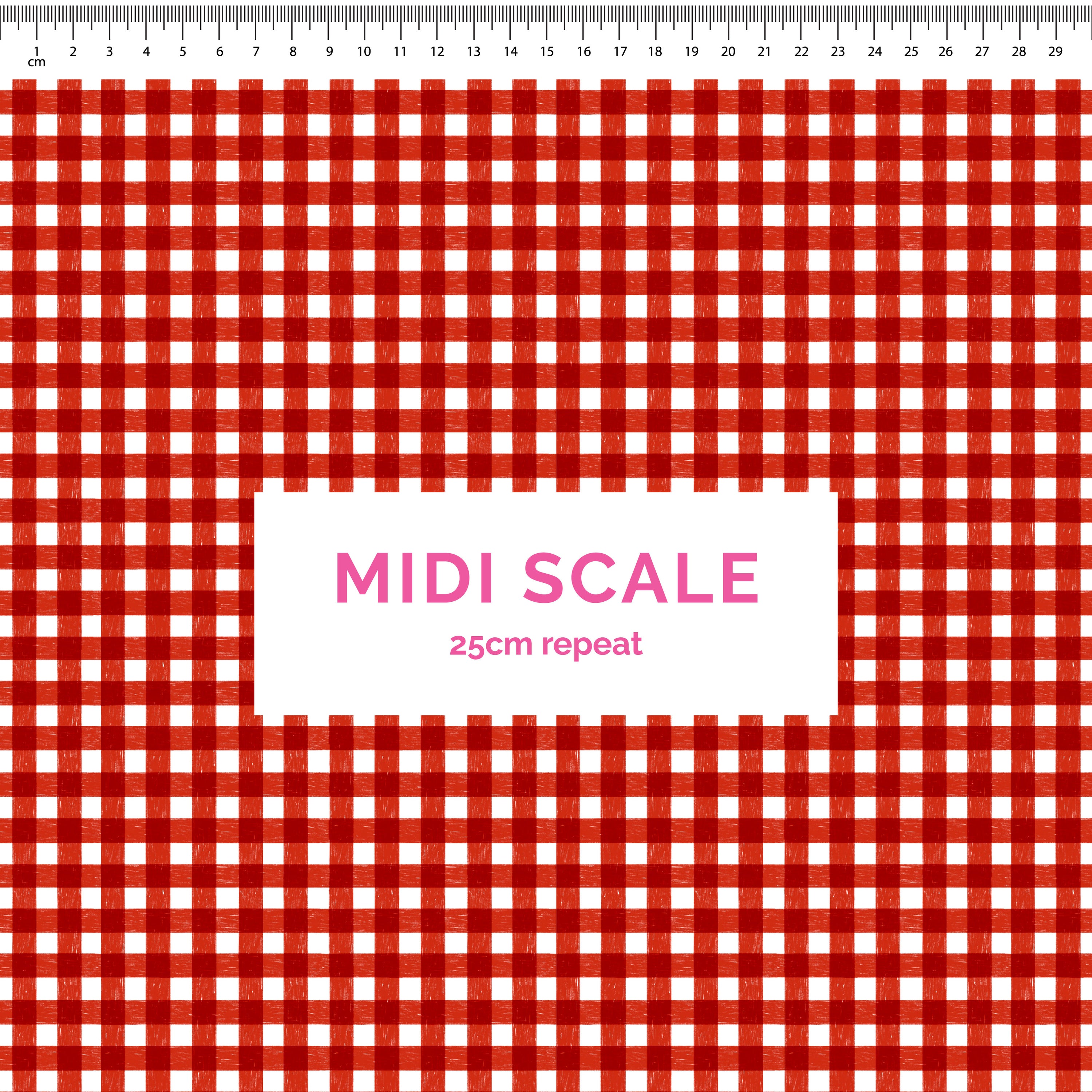 Pre-Order: Micro Gingham (Red)