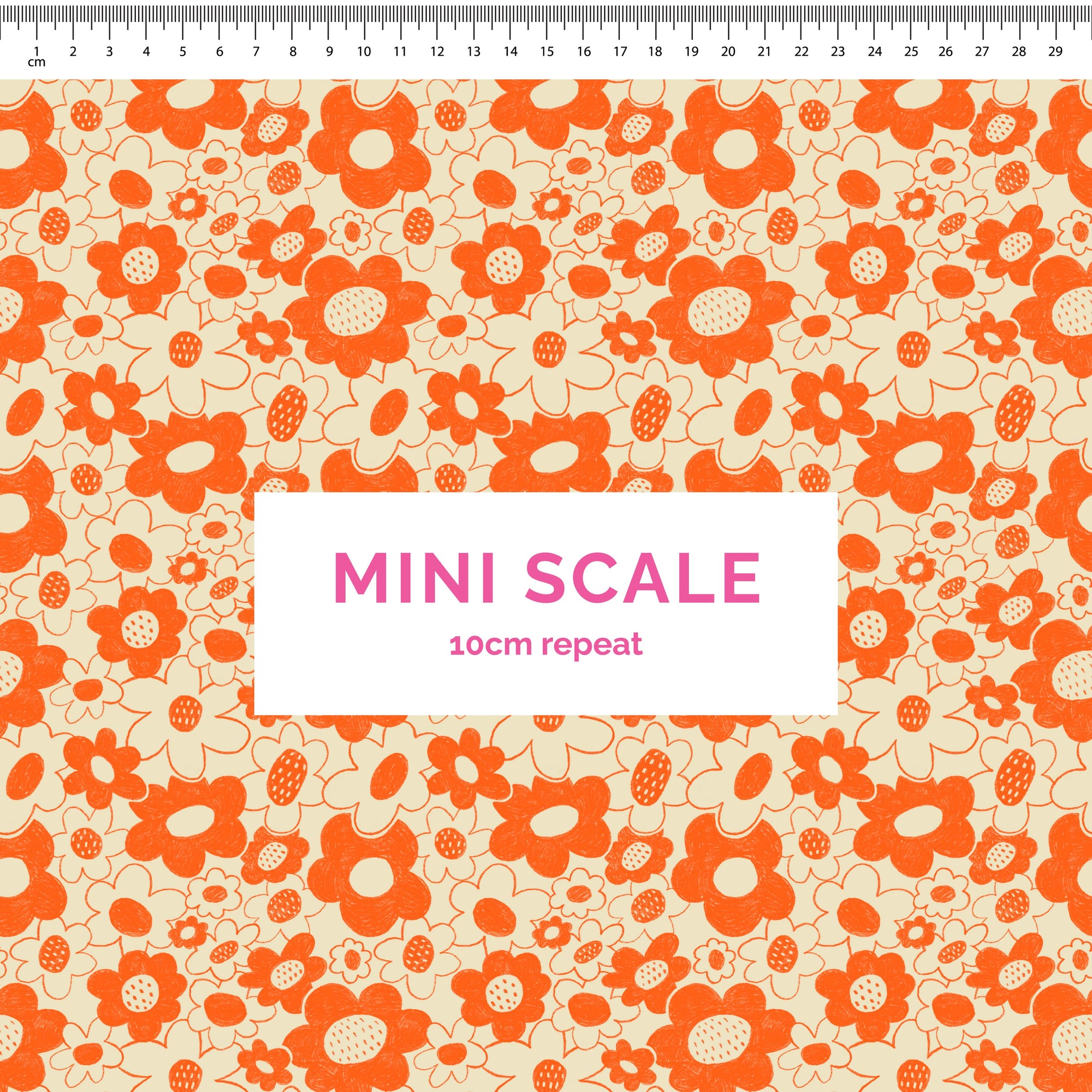 Pre-Order: Monochrome Blooms (Orange Reversed)