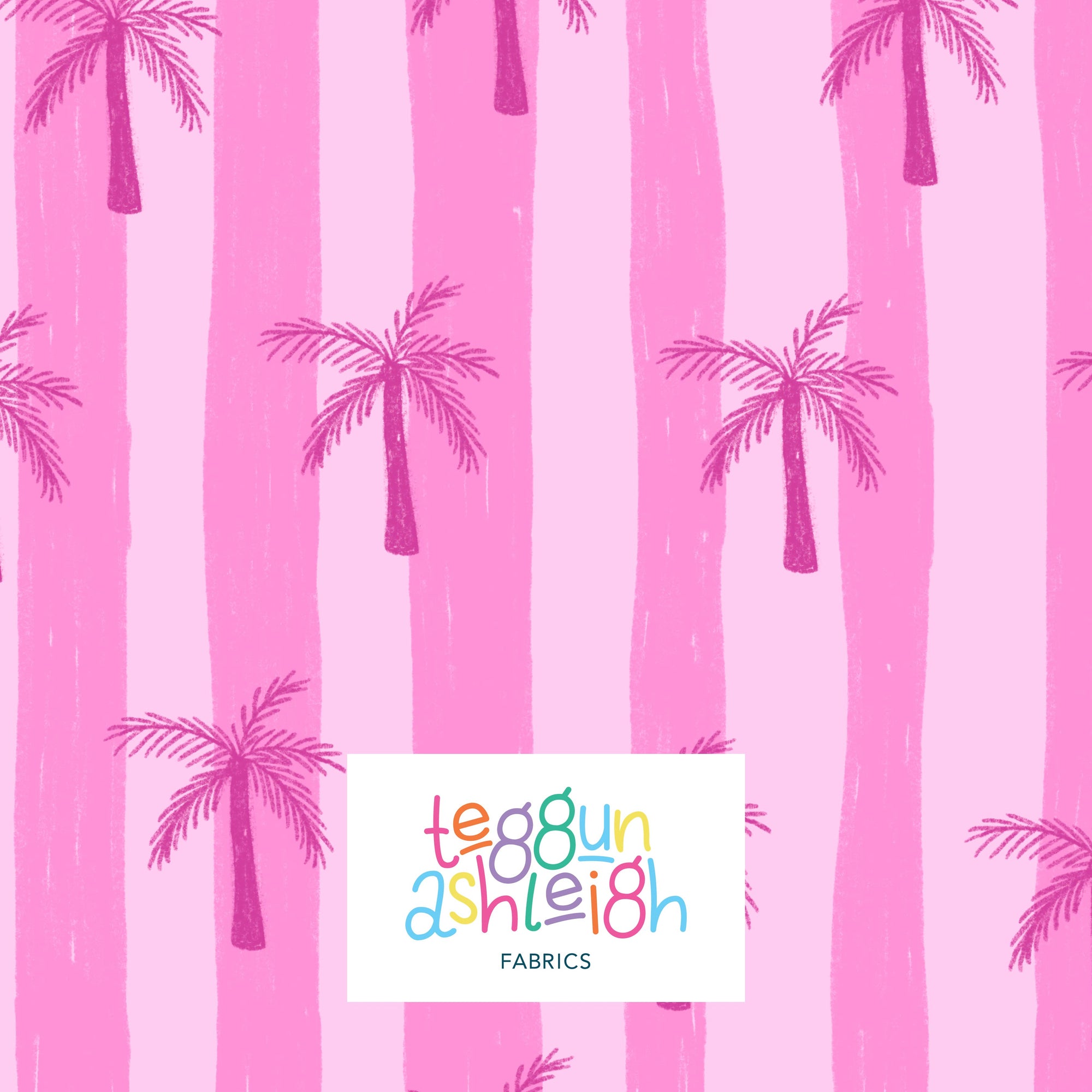 Pre-Order: Palm Stripes (Pink)