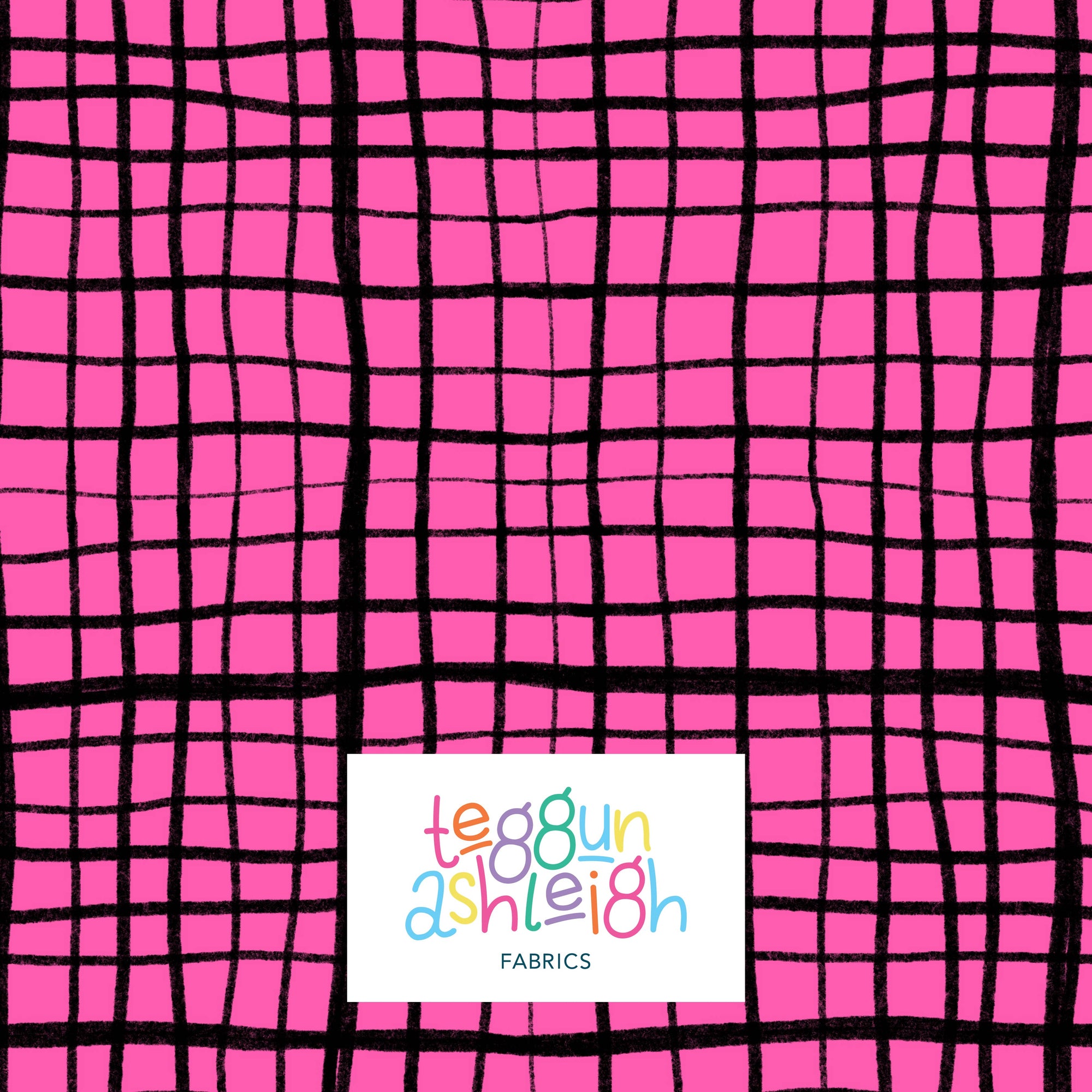 Pre-Order: Plaid (Black on Pink)