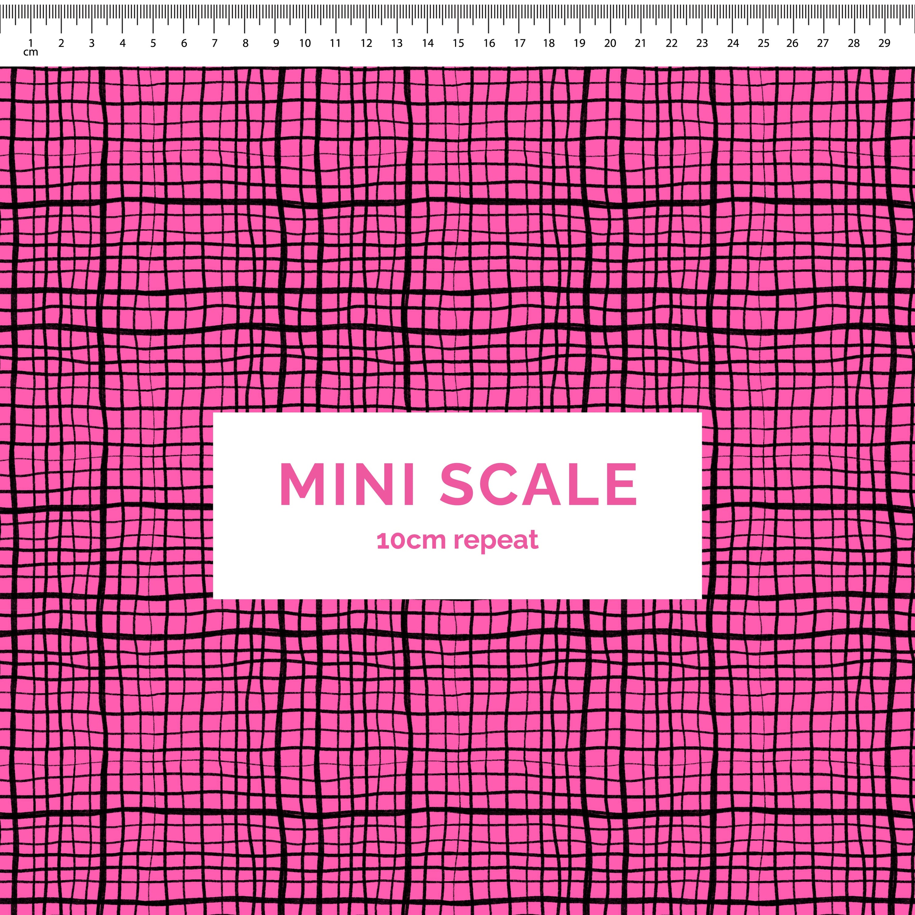 Pre-Order: Plaid (Black on Pink)