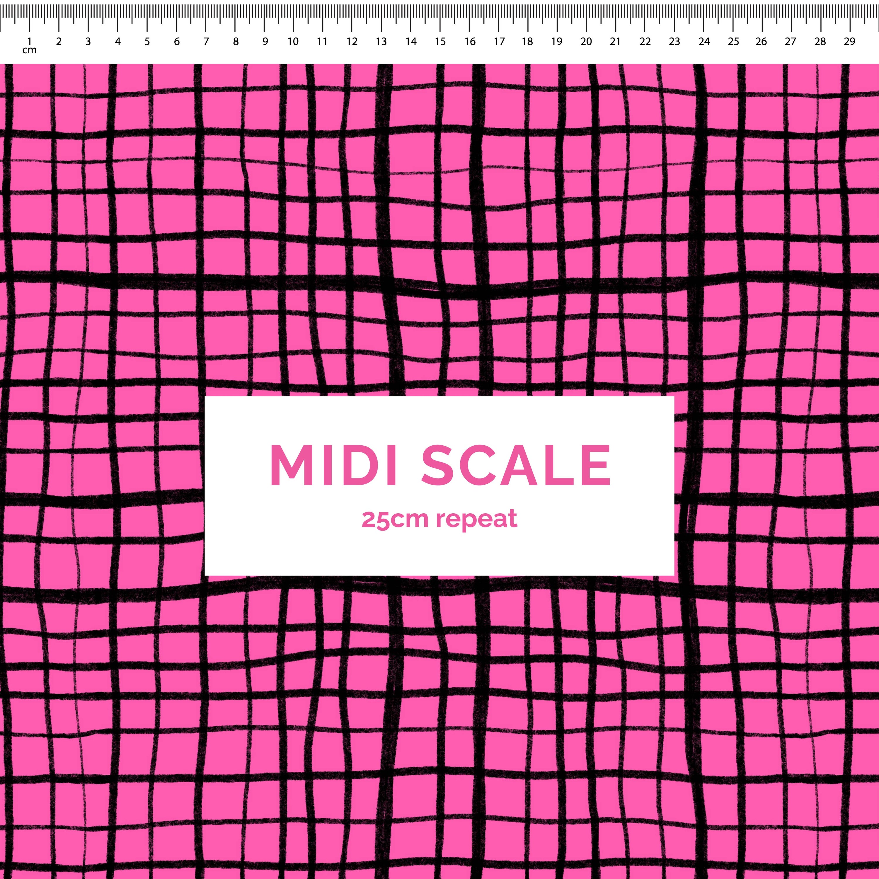 Pre-Order: Plaid (Black on Pink)