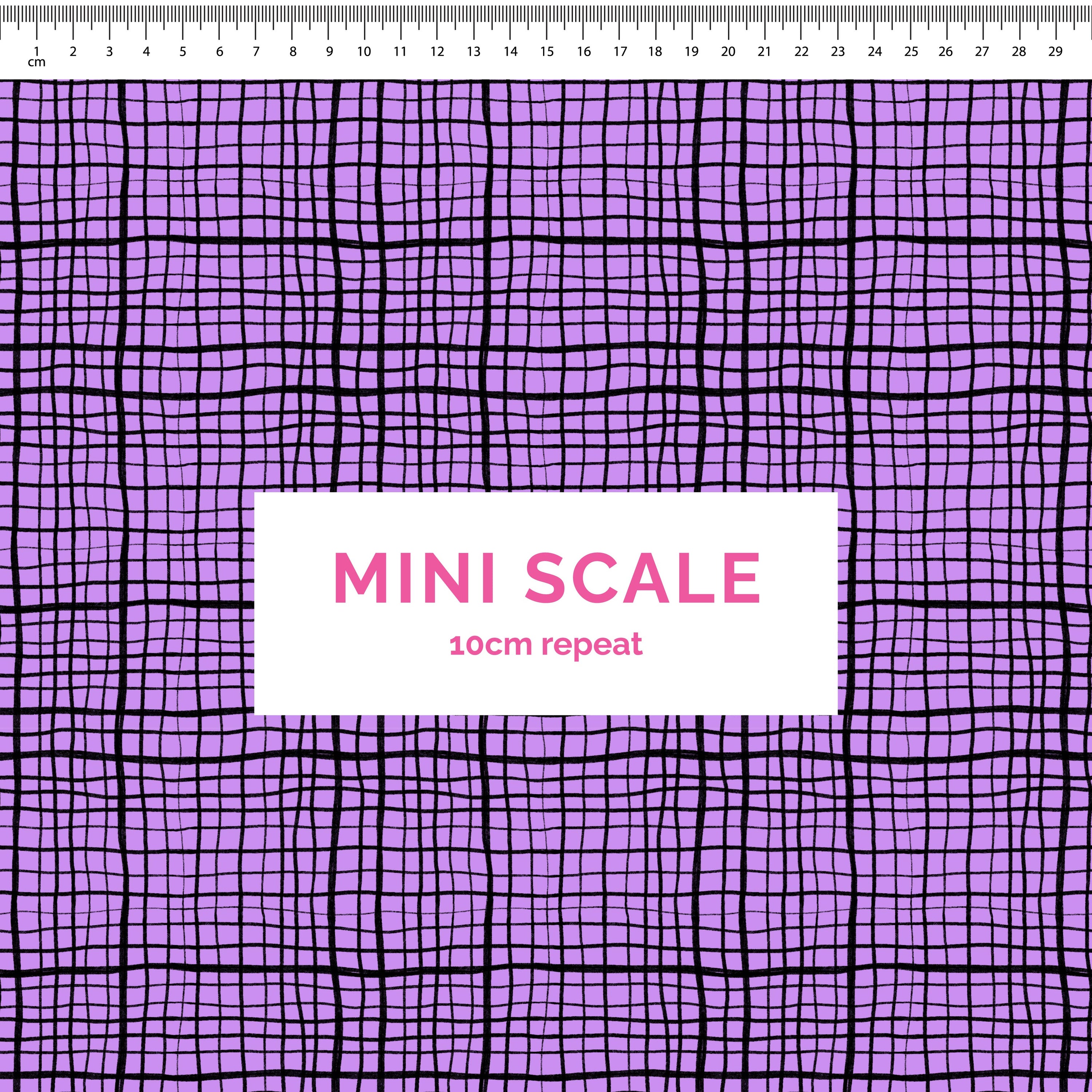 Pre-Order: Plaid (Black on Purple)