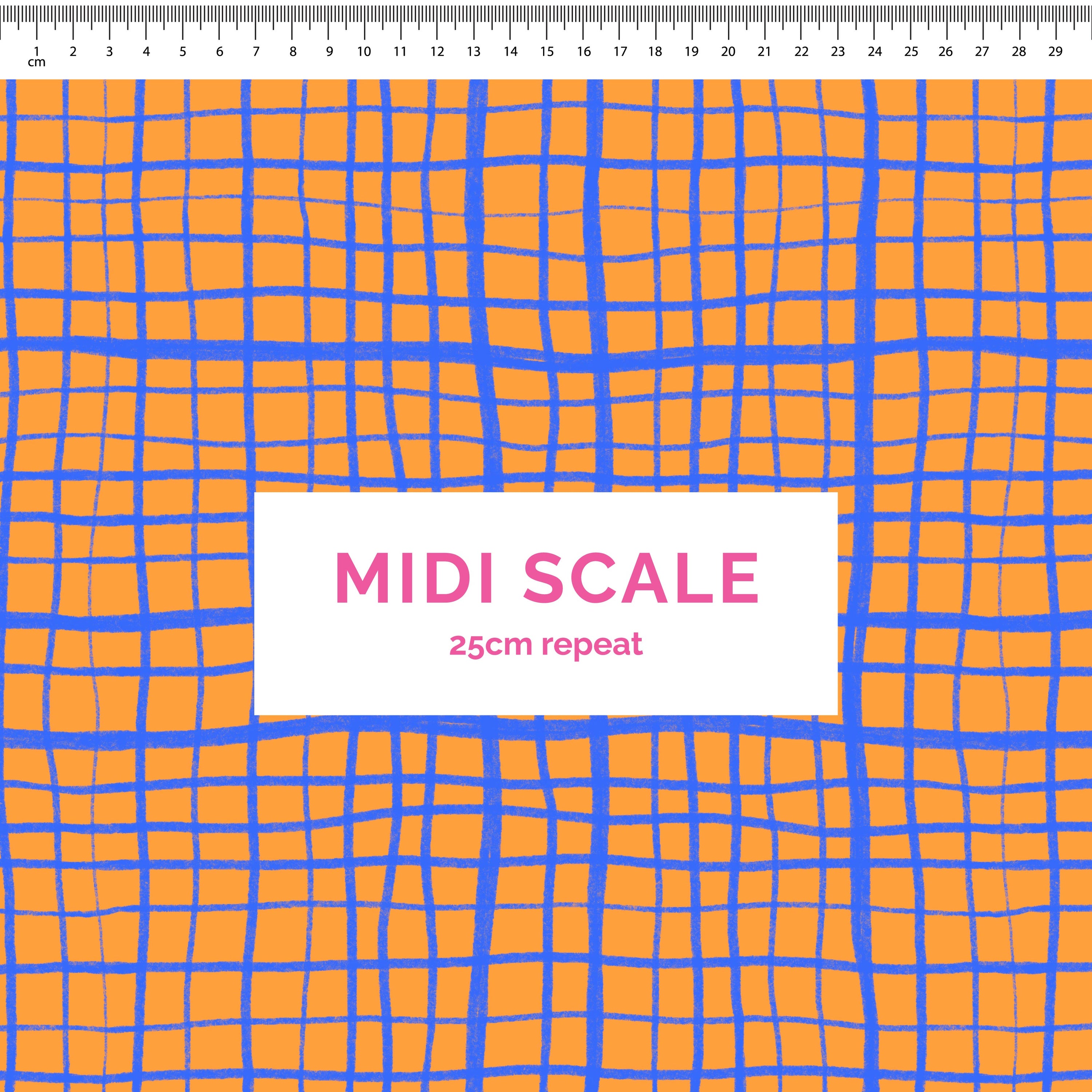 Pre-Order: Plaid (Blue on Orange)