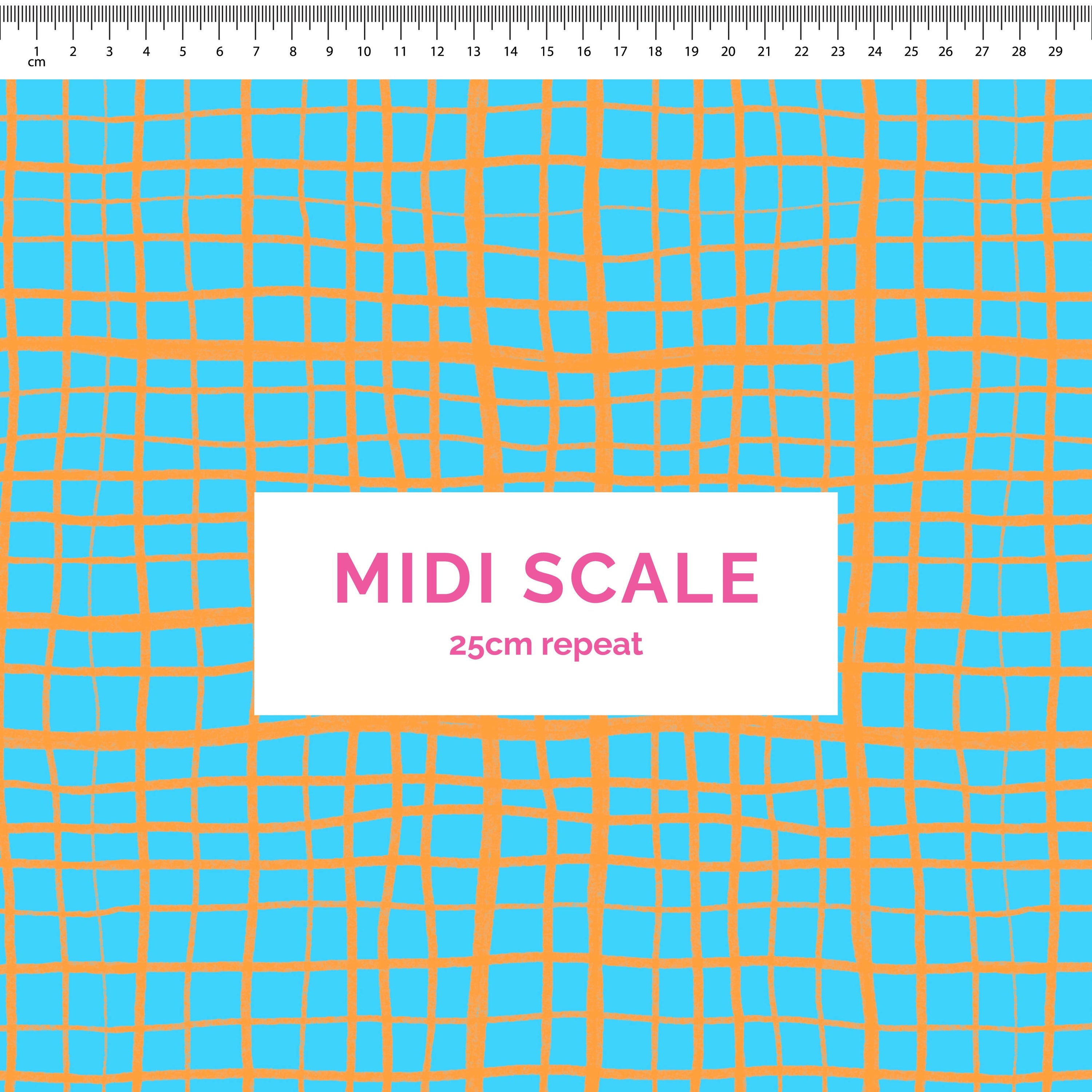 Pre-Order: Plaid (Orange on Light Blue)