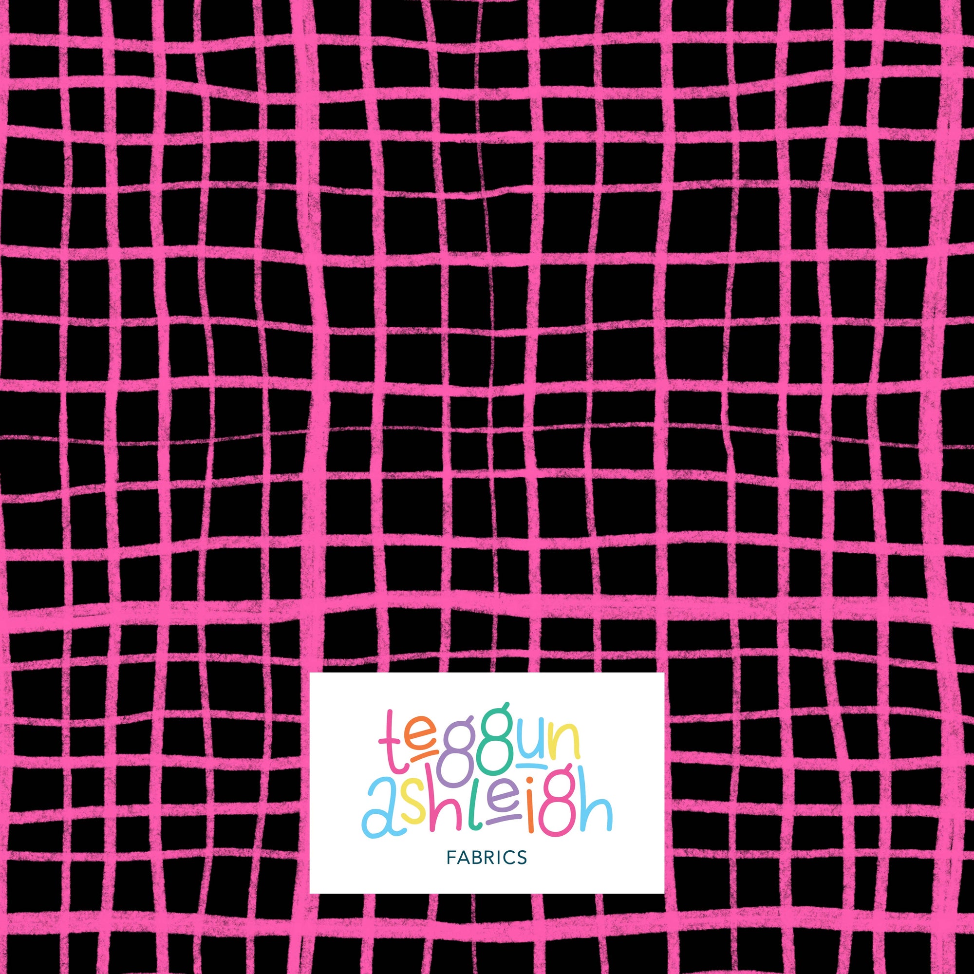 Pre-Order: Plaid (Pink on Black)