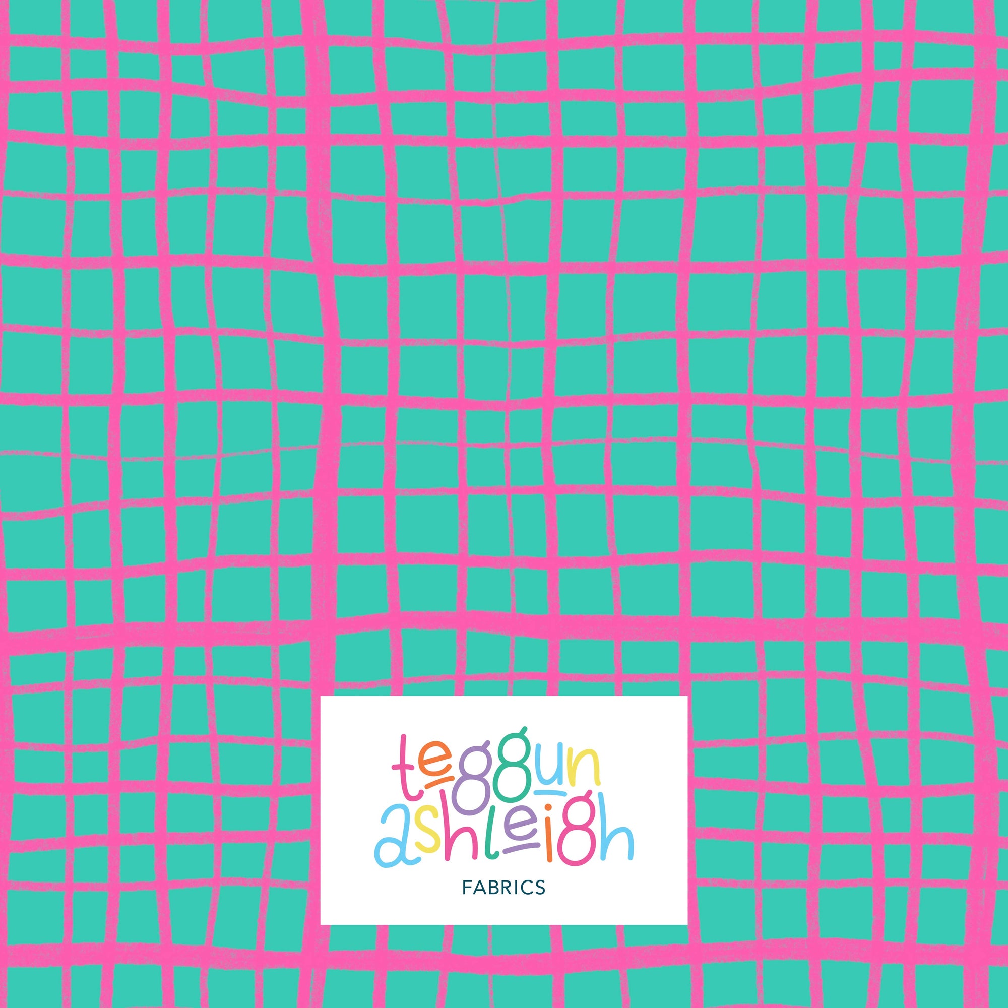 Pre-Order: Plaid (Pink on Teal)