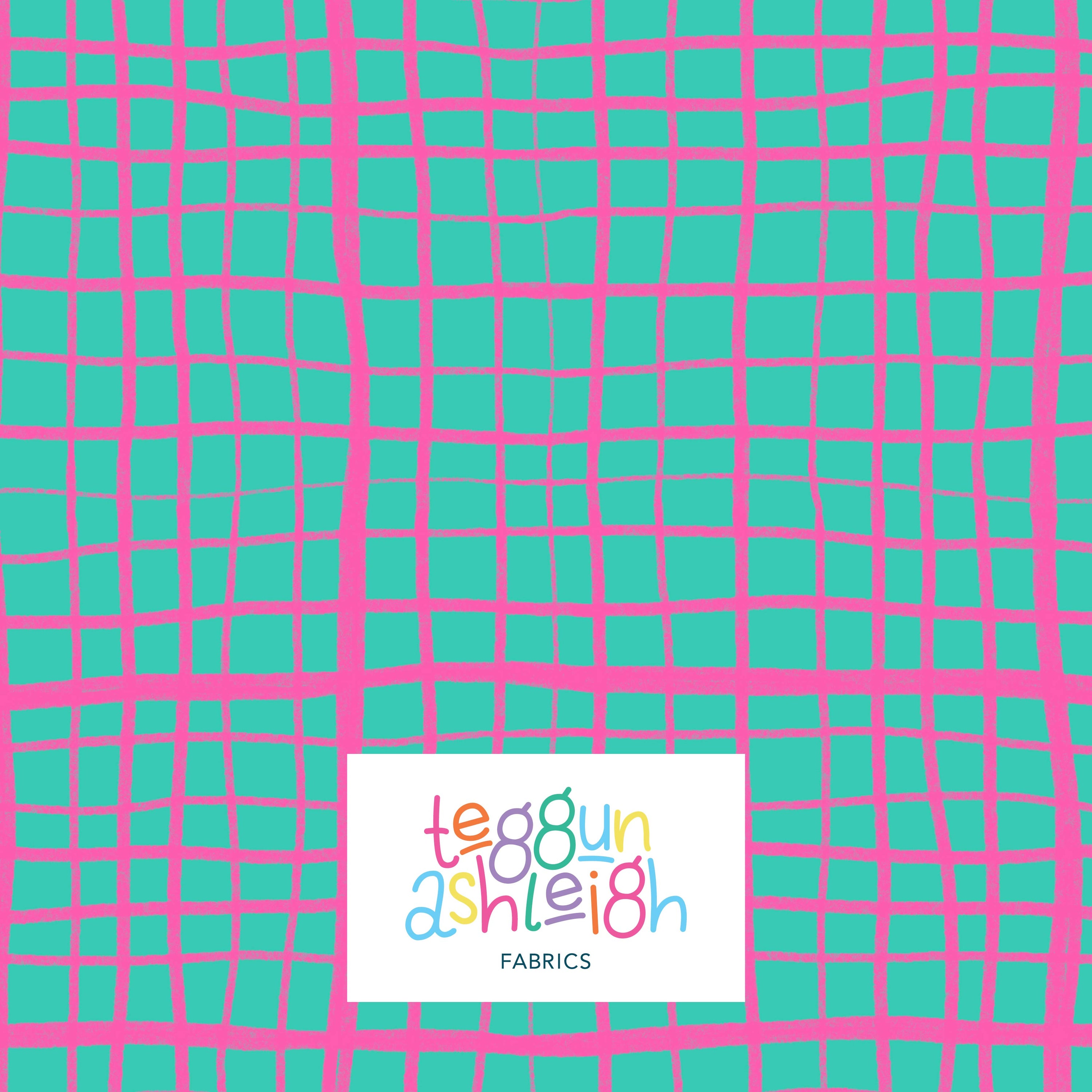 Pre-Order: Plaid (Pink on Teal)