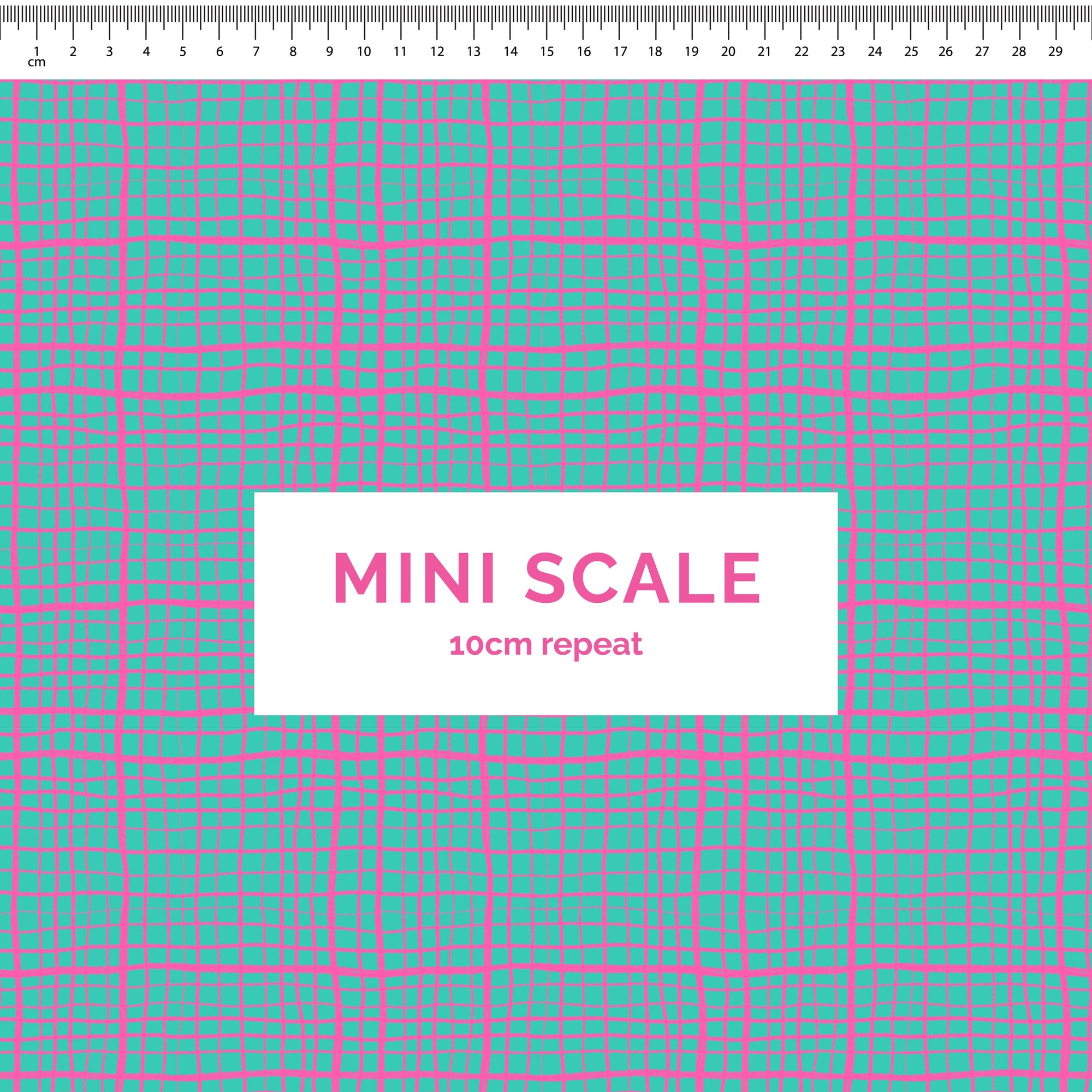 Pre-Order: Plaid (Pink on Teal)