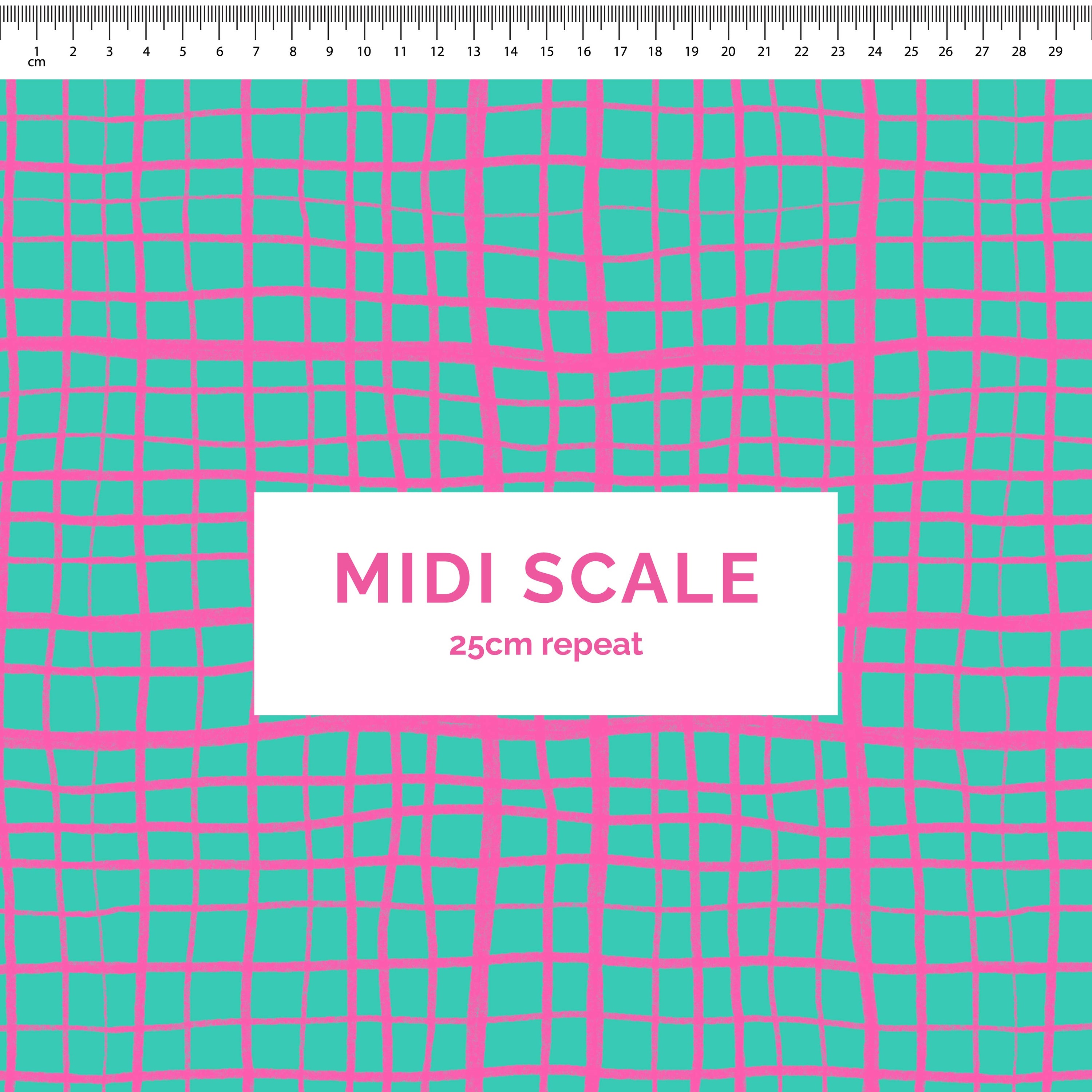 Pre-Order: Plaid (Pink on Teal)