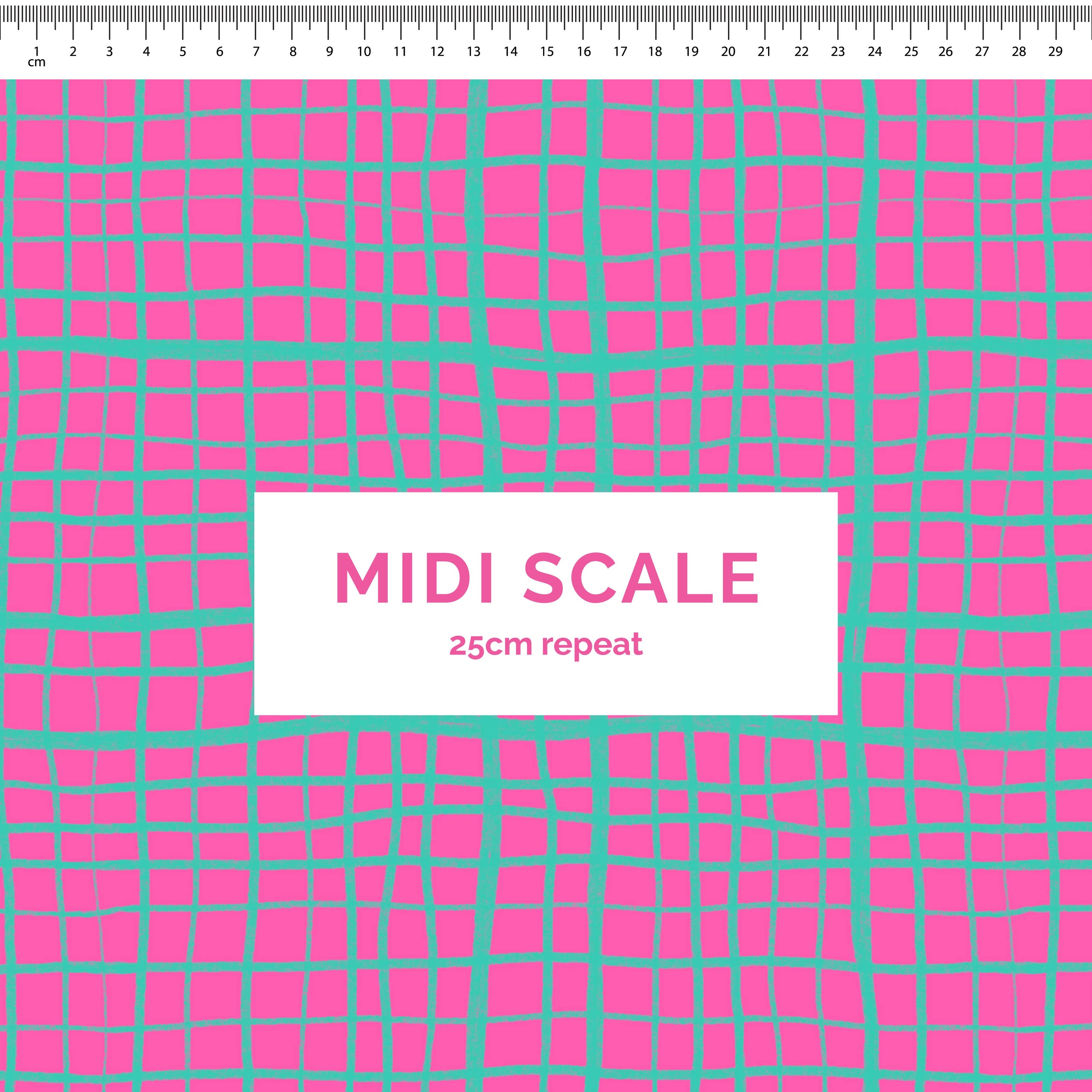 Pre-Order: Plaid (Teal on Pink)