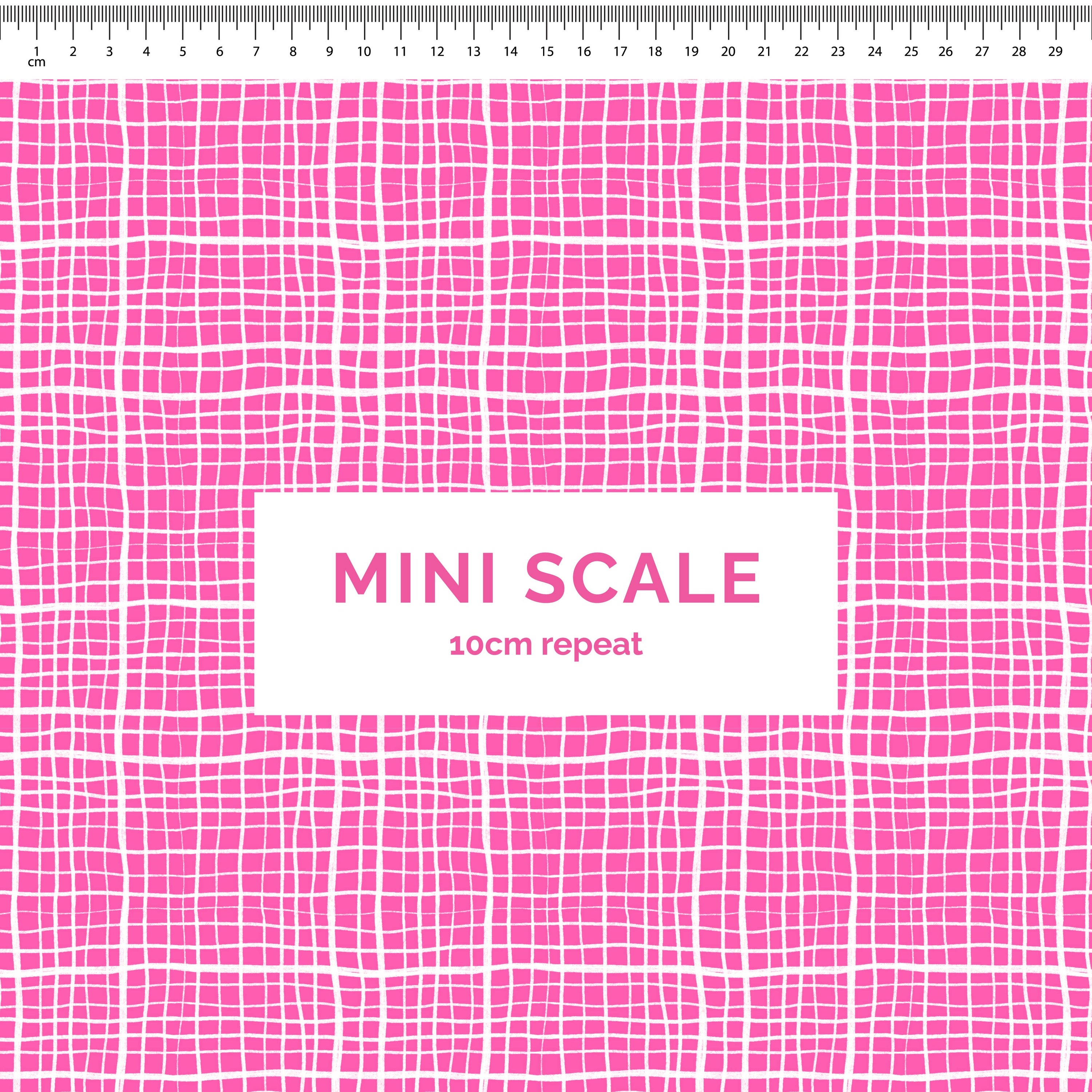 Pre-Order: Plaid (White on Pink)