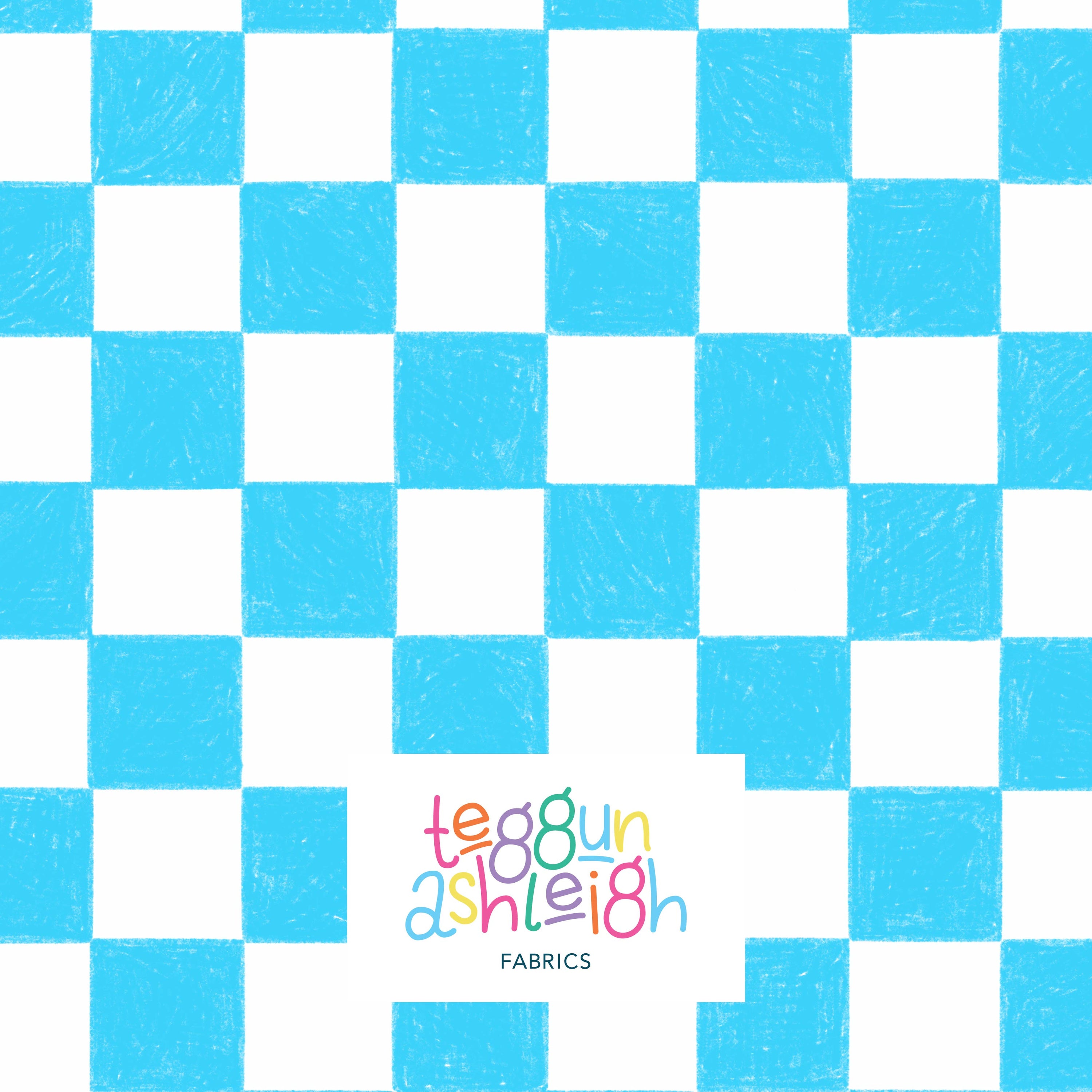 Pre-Order: Plain Checkers (Light Blue)