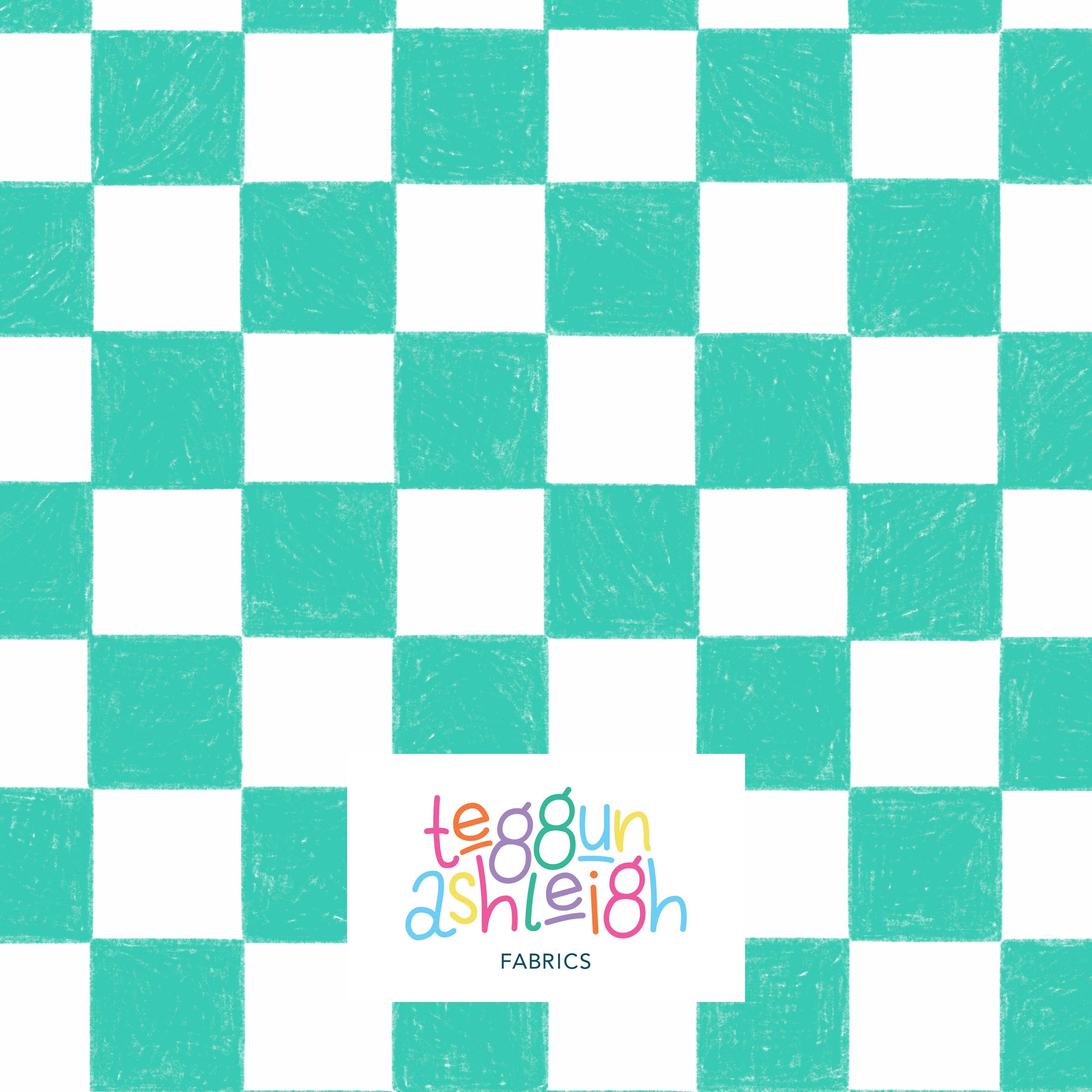 Pre-Order: Plain Checkers (Teal)