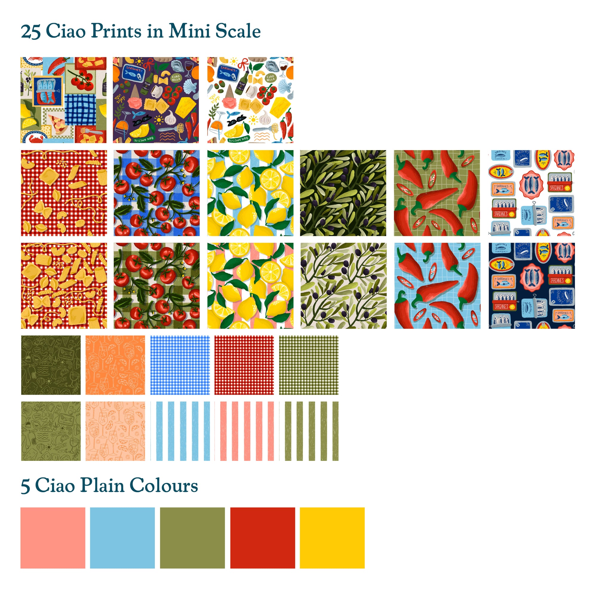Pre-Order: Ciao Fat Quarter Pack
