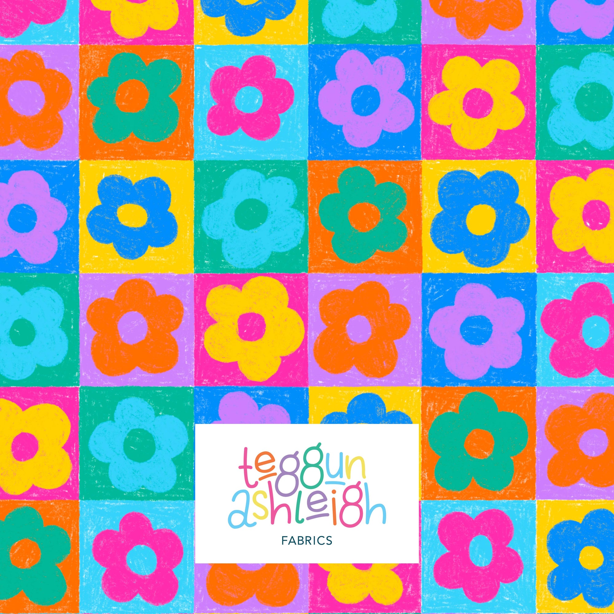 Pre-Order: Retro Floral Squares