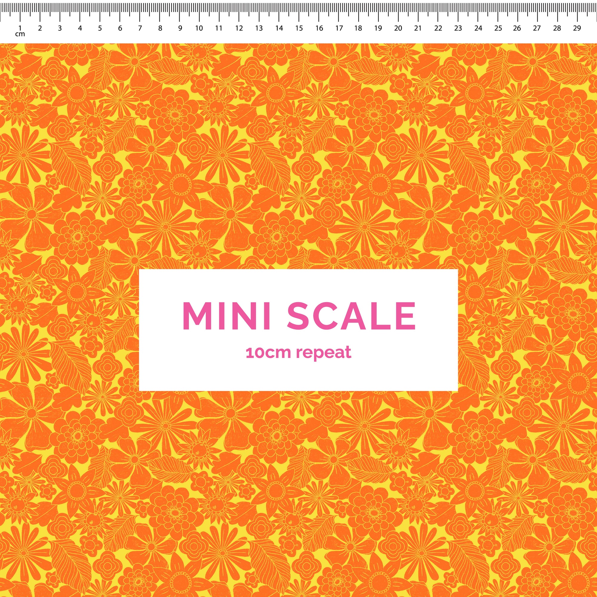Pre-Order: Retro Florals (Orange)