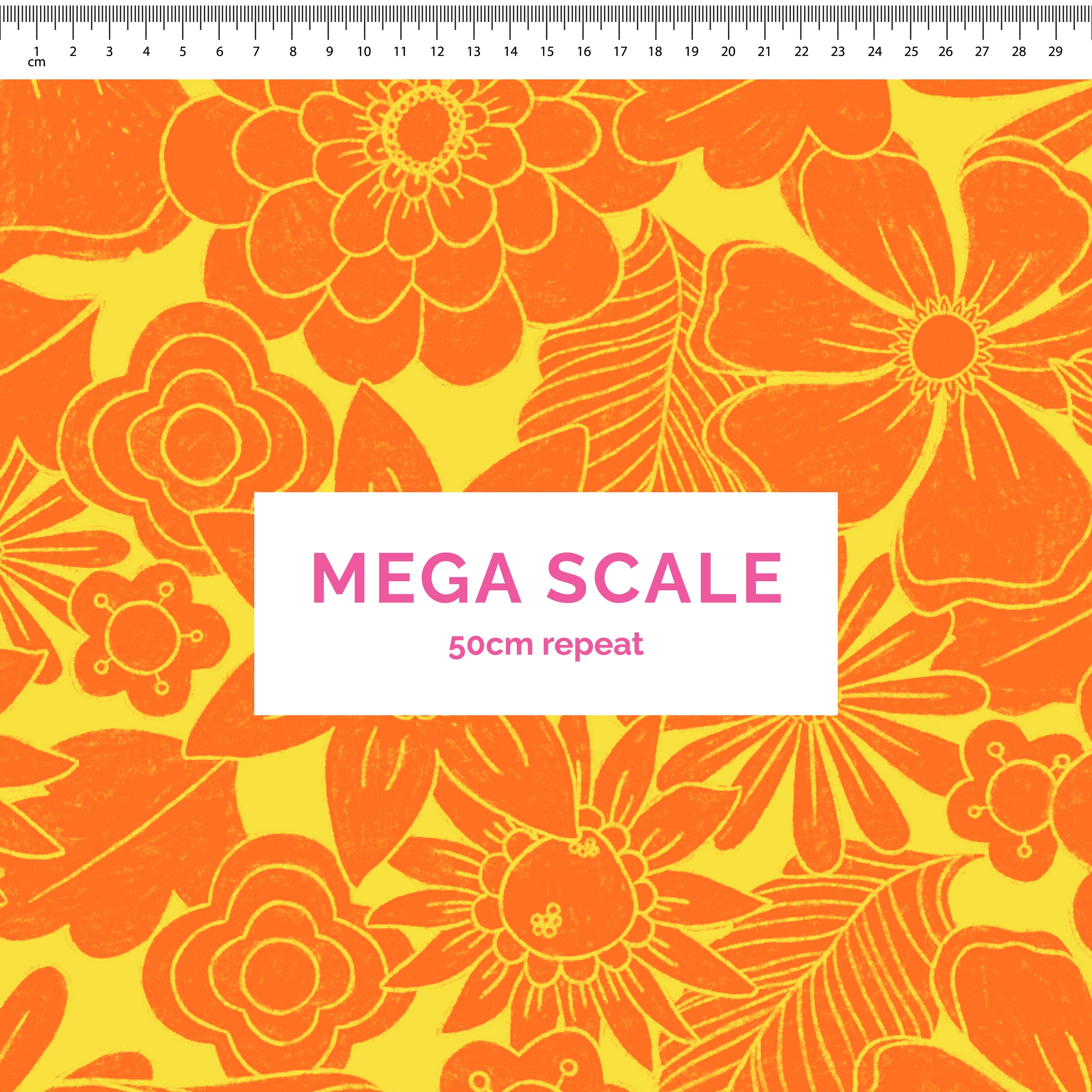 Pre-Order: Retro Florals (Orange)