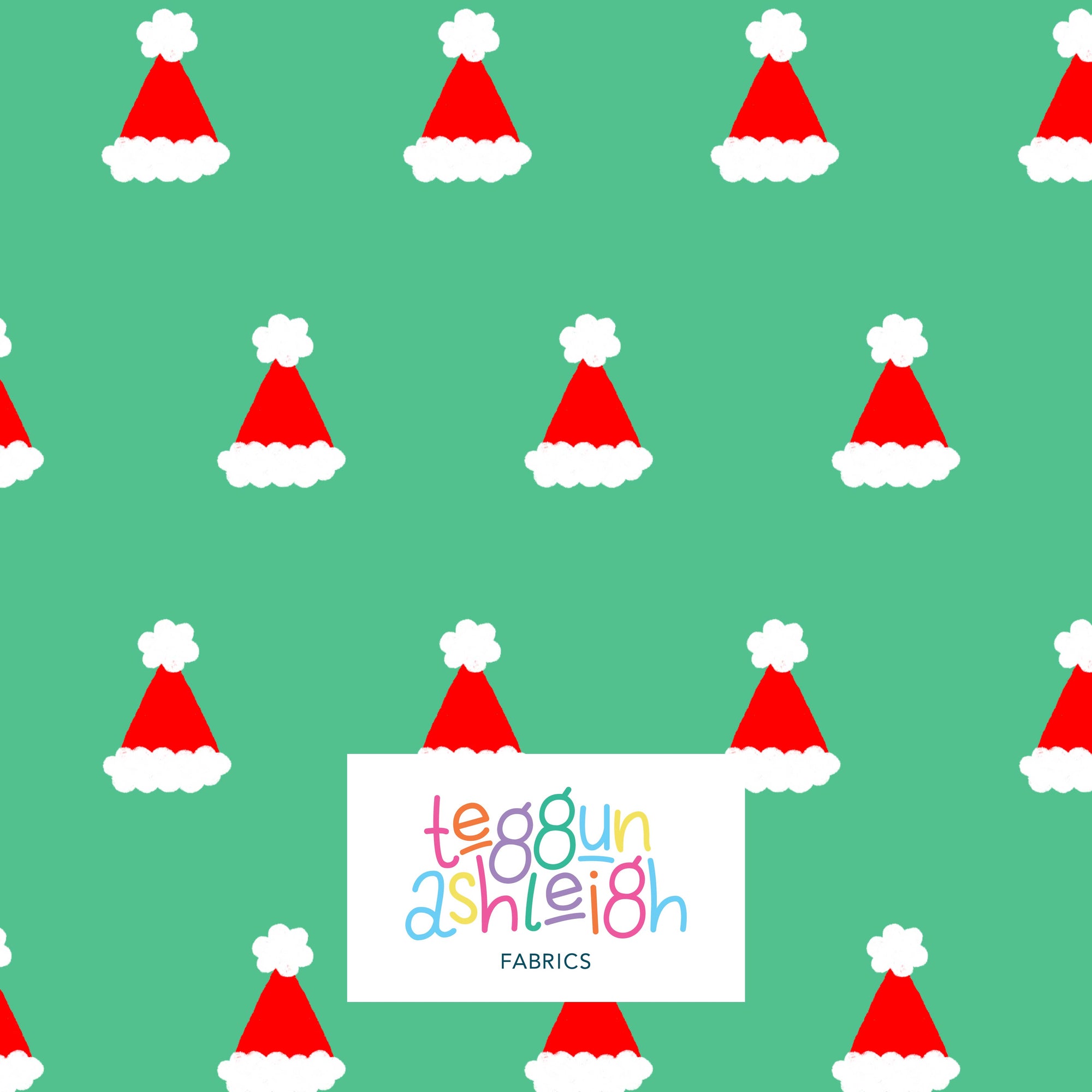 Pre-Order: Polka Dot Santa Hats (Green)